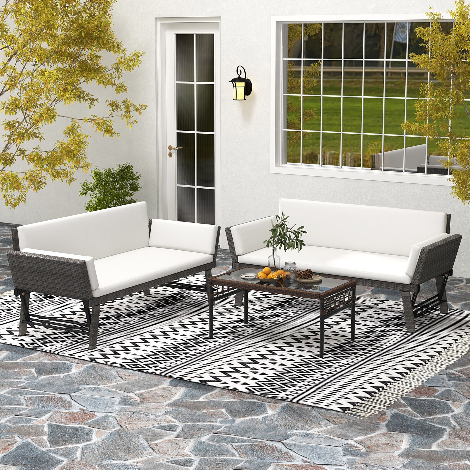 Forclover HYFE-72355WH Patio-Sofas-Daybeds - View #6