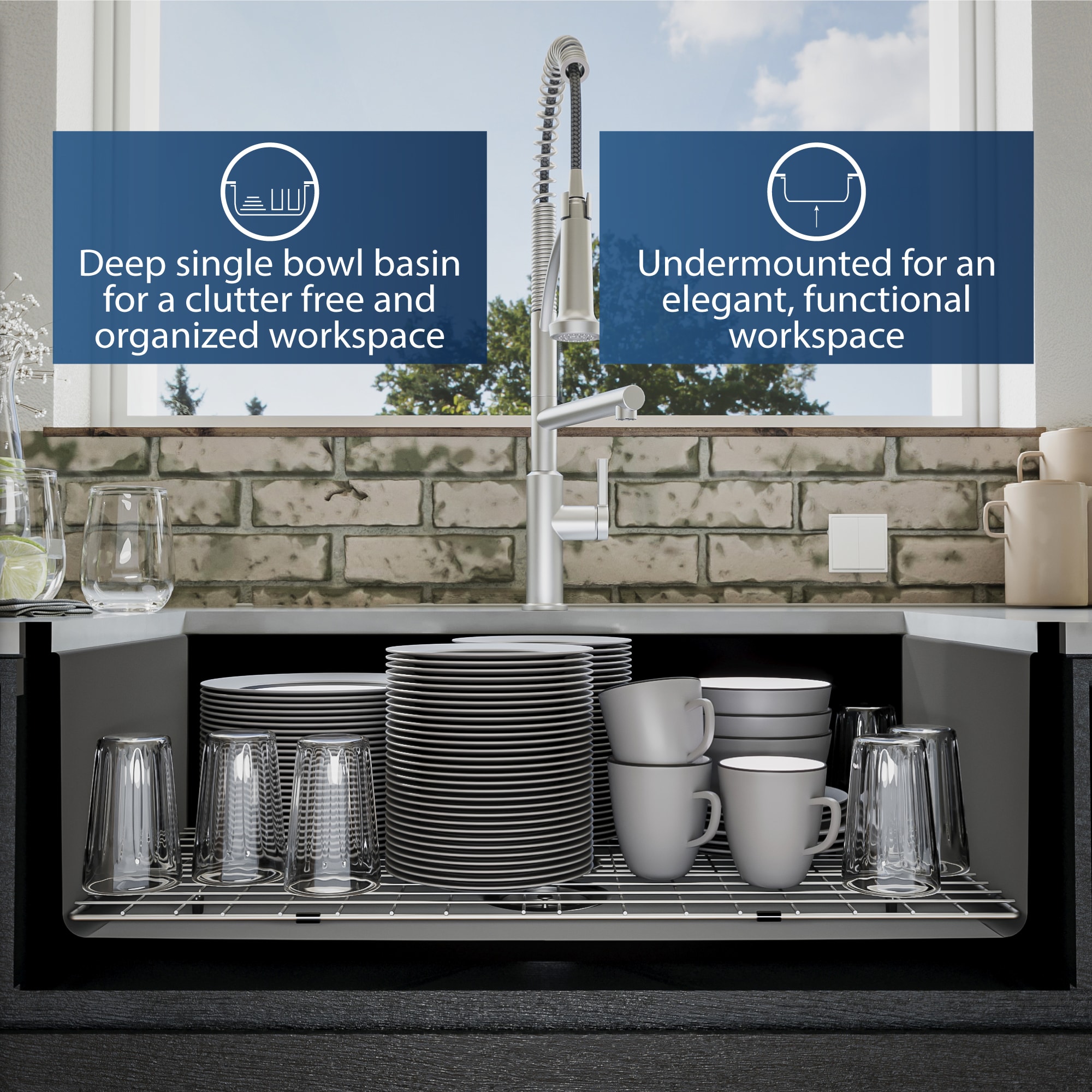 Karran FCP33SBMB Kitchen-Sinks - View #5