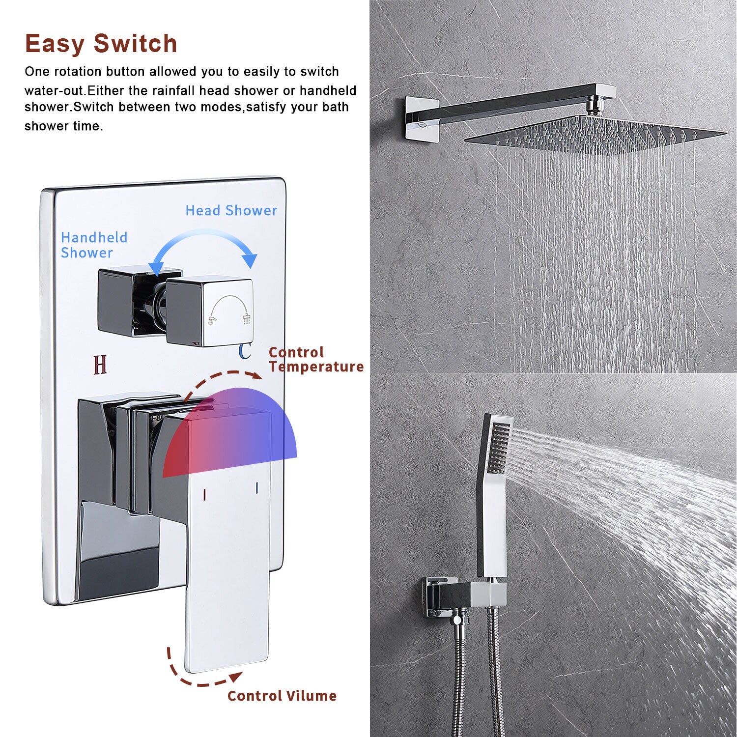 Nestfair SX-DR803S Tub-Shower-Faucets - View #3