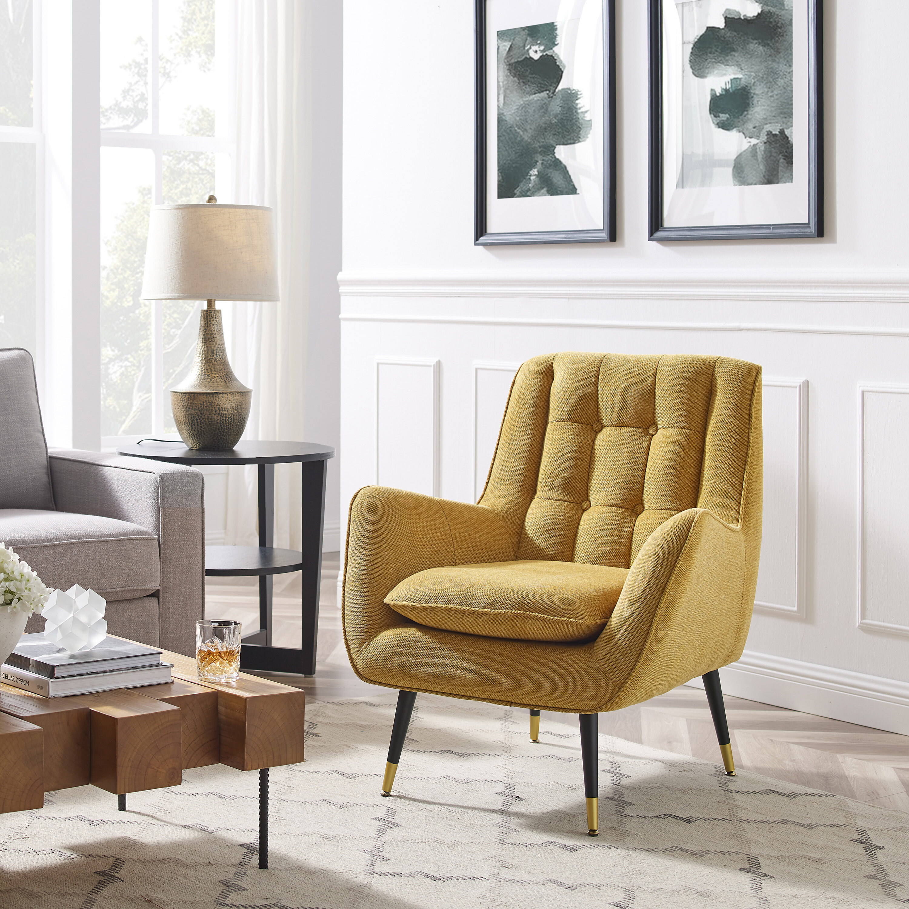 Art Leon SF021-YELLOW chairs - View #3