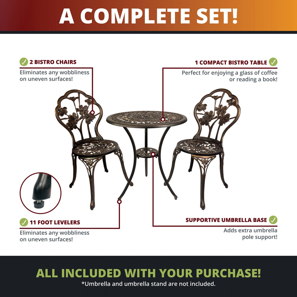 Kinger Home PBS-003 Patio-Dining-Sets - View #6