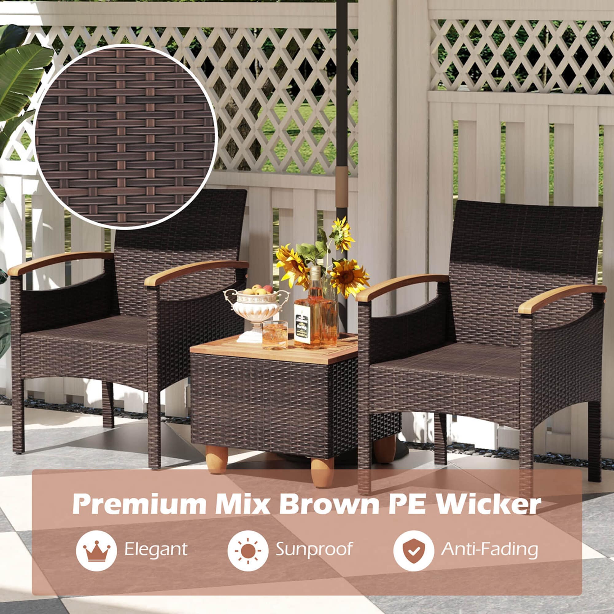 Costway HCST04126 Patio-Chairs - View #5