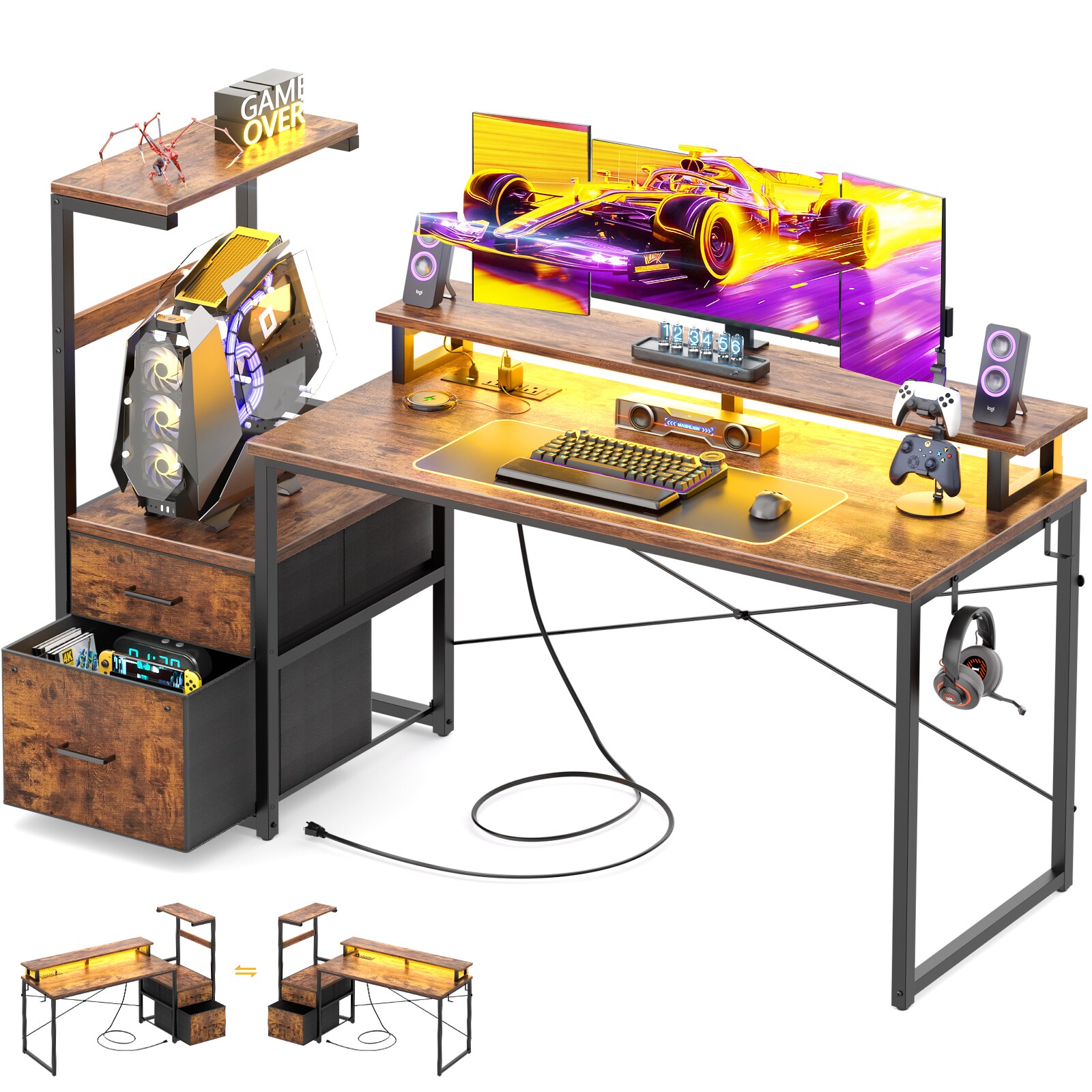 Aheaplus PGJFD-LC-R desks - View #4