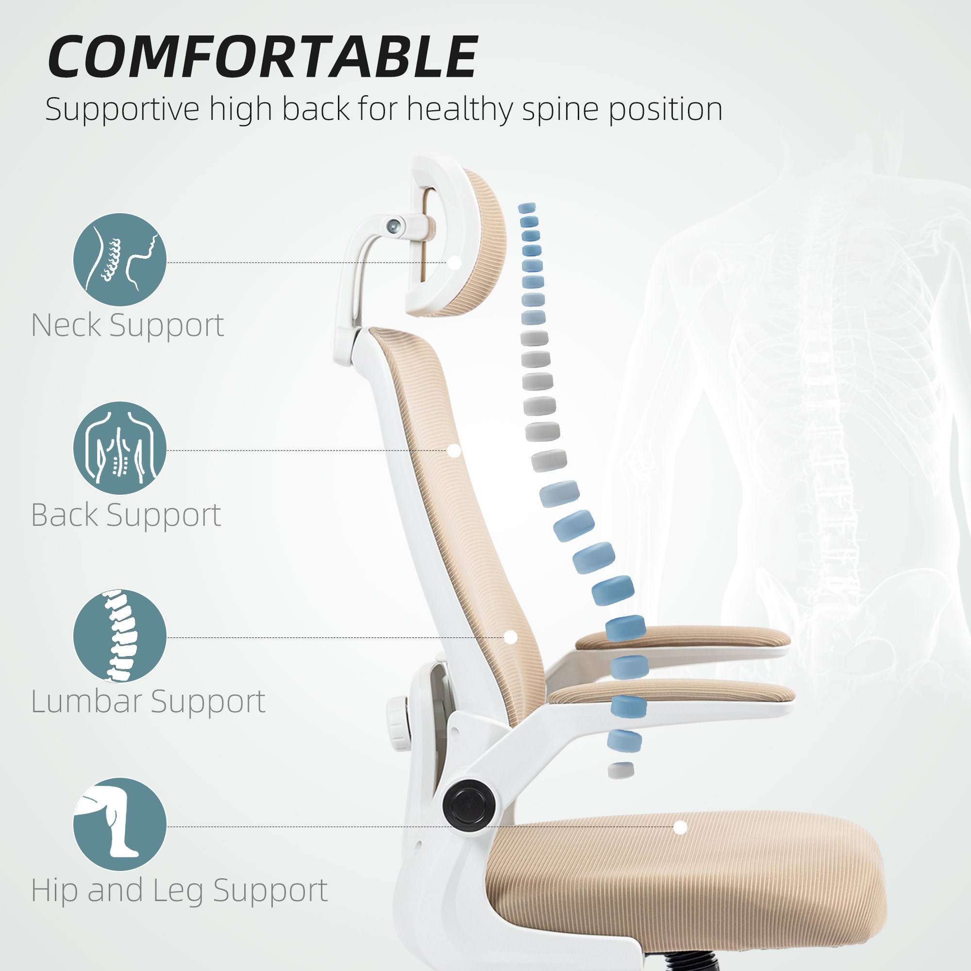 HomCom 921-818V00KK Office-Chairs - View #7