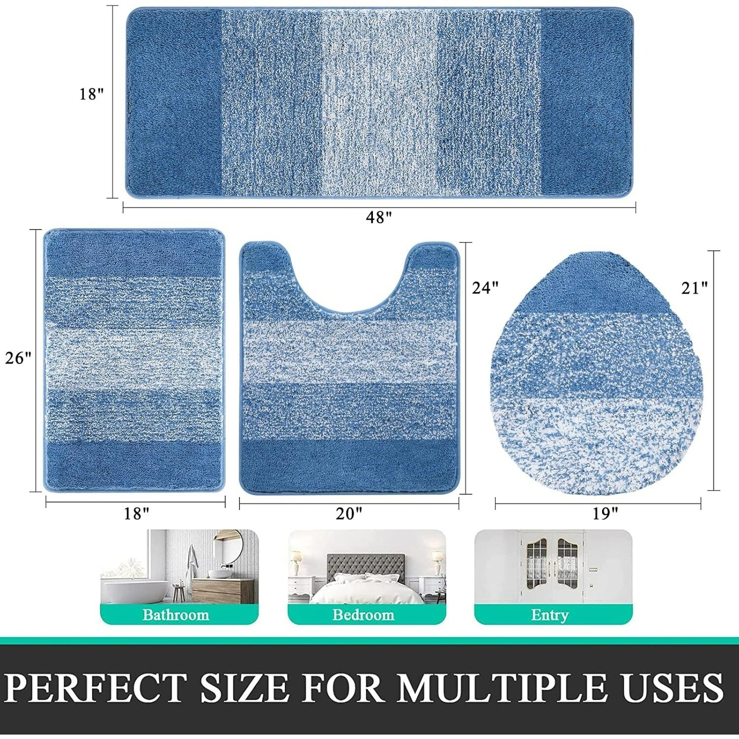 Paradigms Interiors 514068529040 Bath-Rugs - View #2