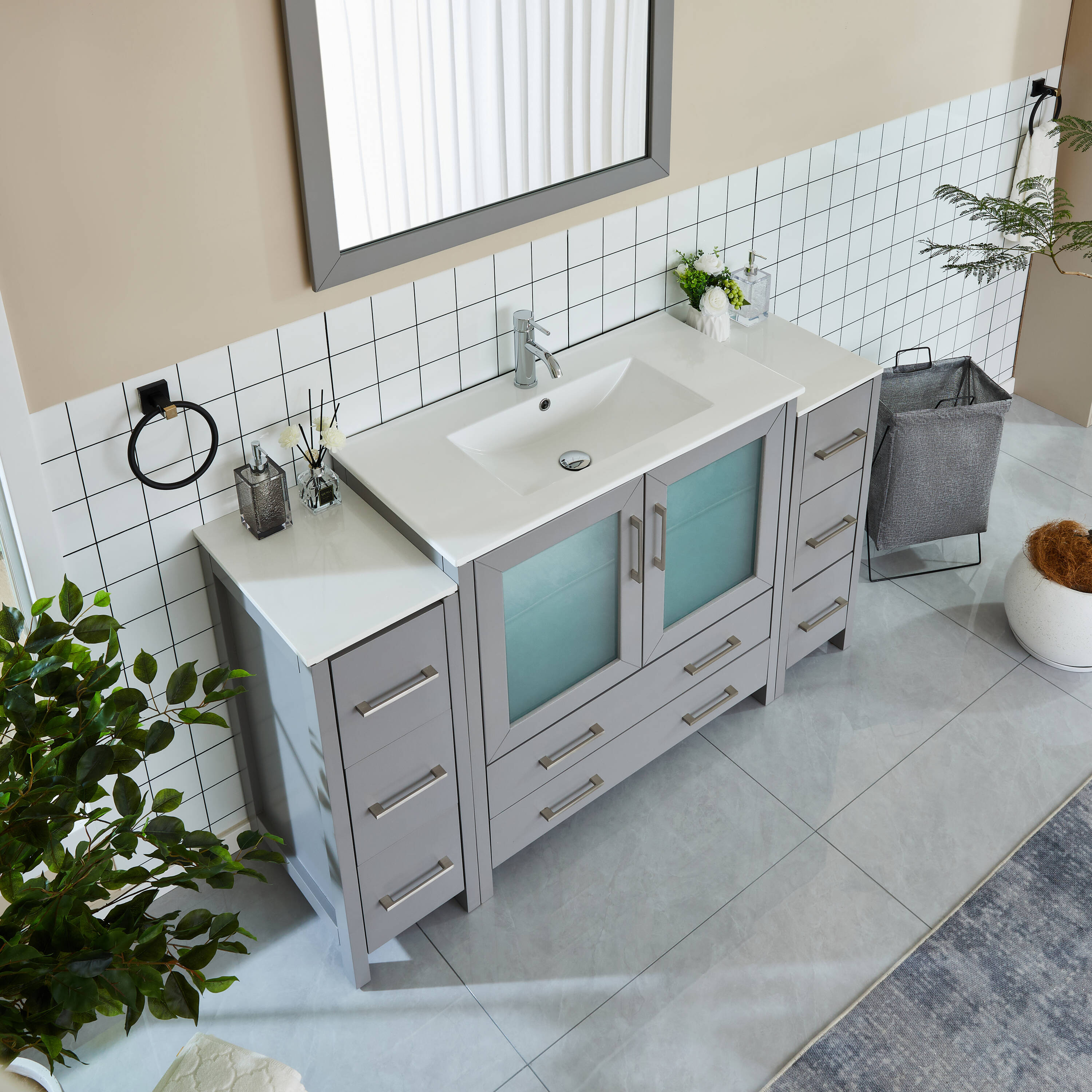 Vanity Art VA3036-60G Bath-Vanity-Combo - View #9