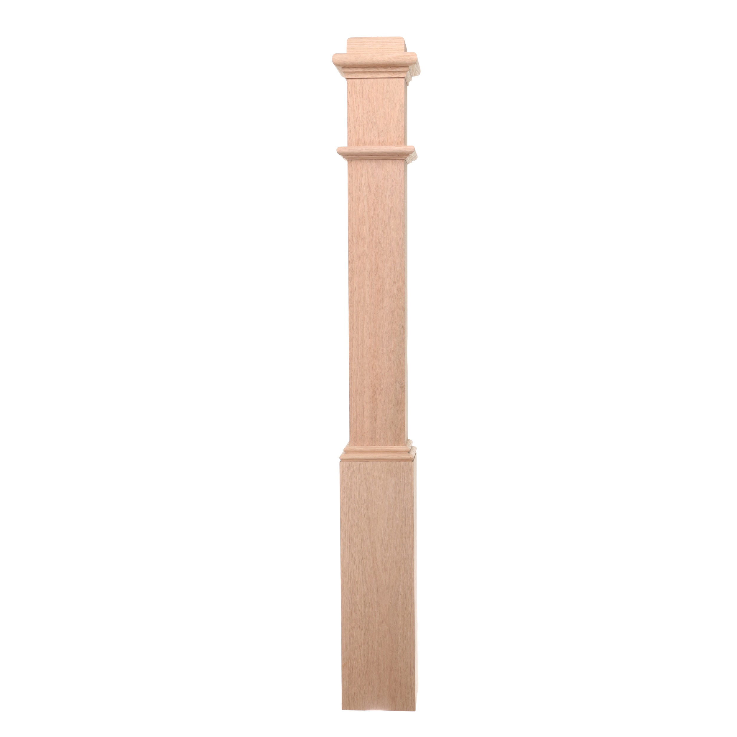 RELIABILT WG991PLOAK 56-in x 6.25-in Unfinished Red oak Classic Universal Stair Newel Post