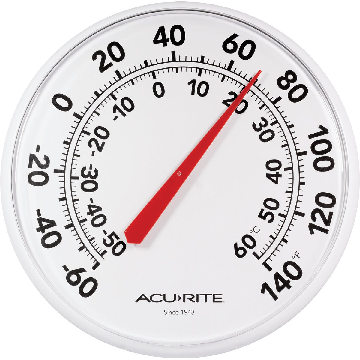 AcuRite 1360 Thermometer-Clock - View #3