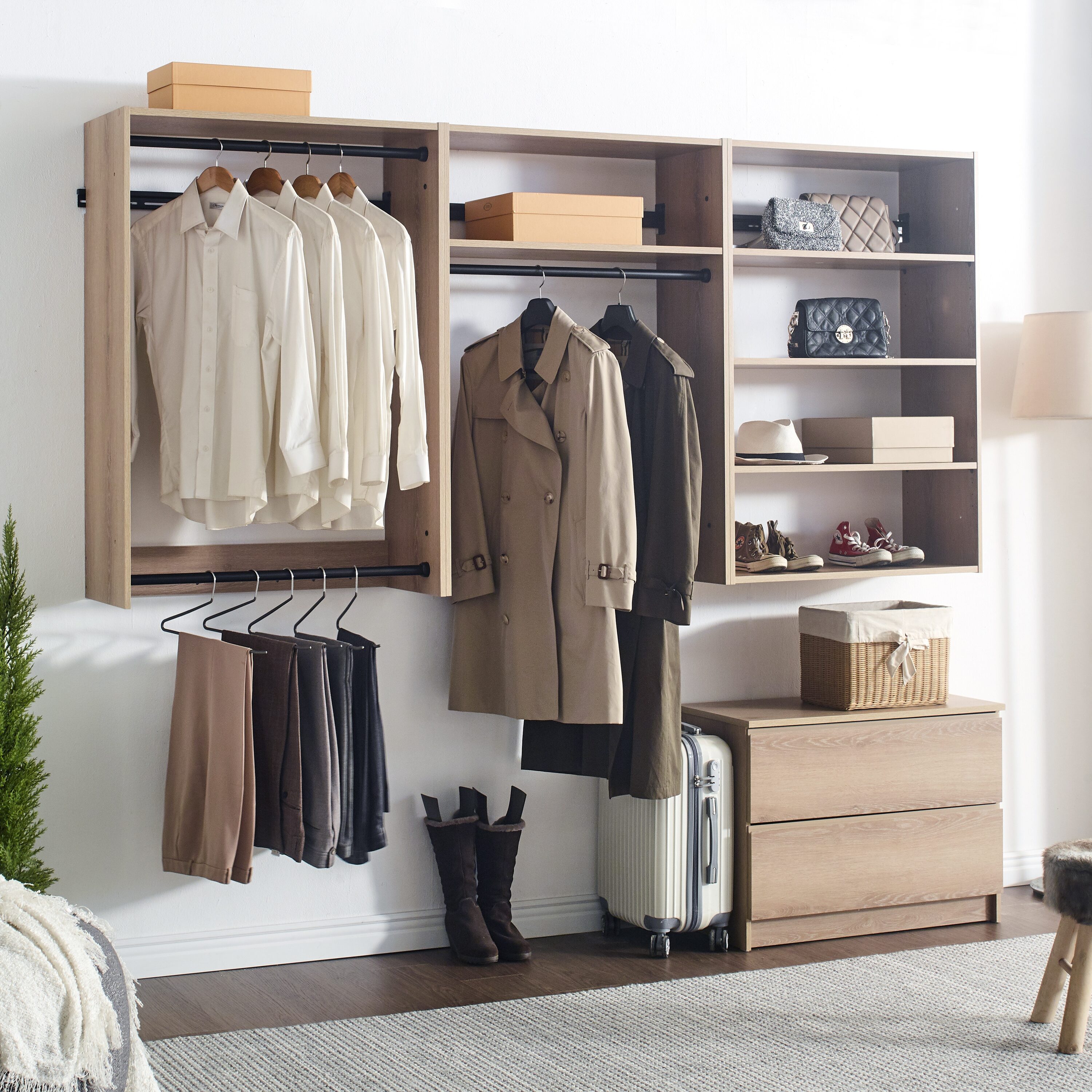 LOVMOR SF-R-B040P311957 Wood-Closet-Shelves - View #5