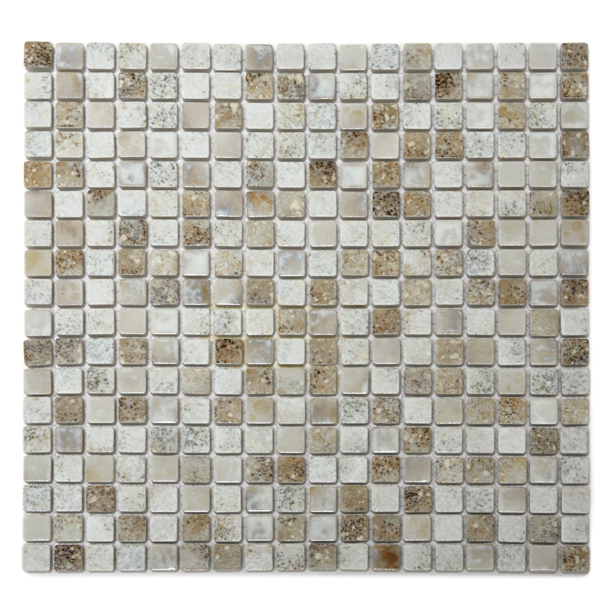 Solistone 2001 Terrene 10-Pack Demeter Glazed 12-in x 12-in Glazed Porcelain Uniform Squares Mosaic Wall Tile