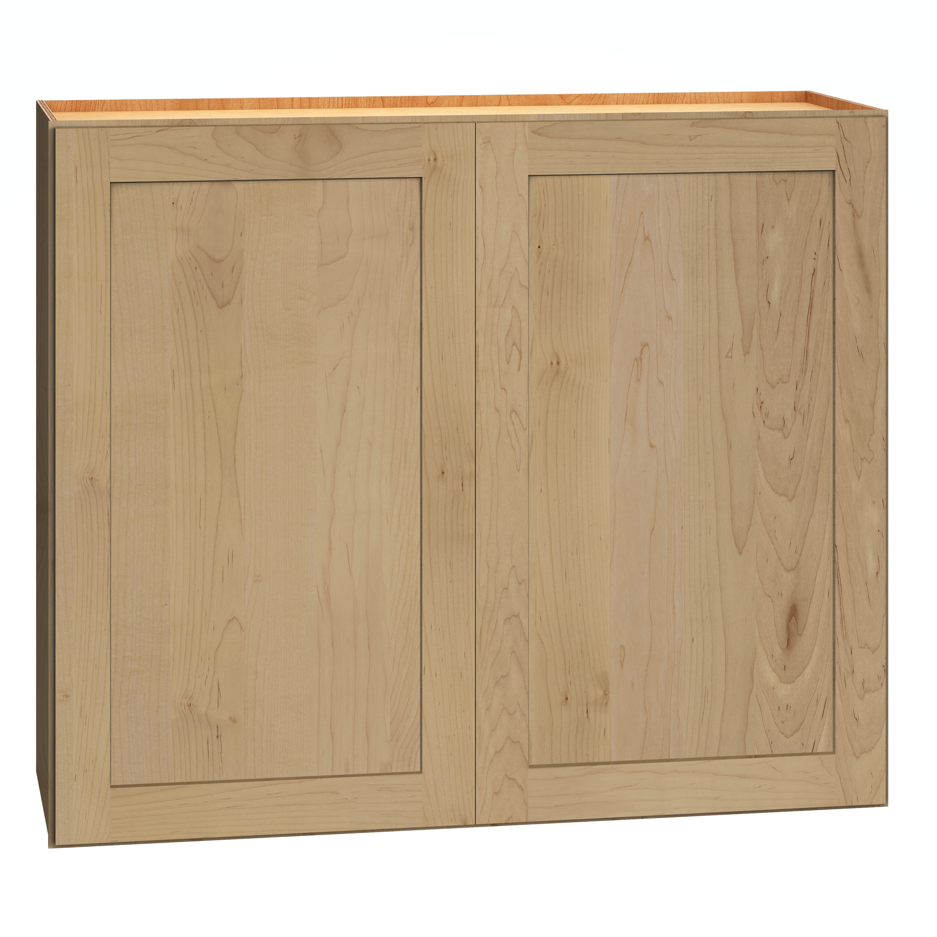 Diamond Express 62K-W3630 Jamestown 36-in W x 30-in H x 12-in D Coastline Brown Wall Fully assembled Plywood Cabinet (Recessed Panel Shaker)