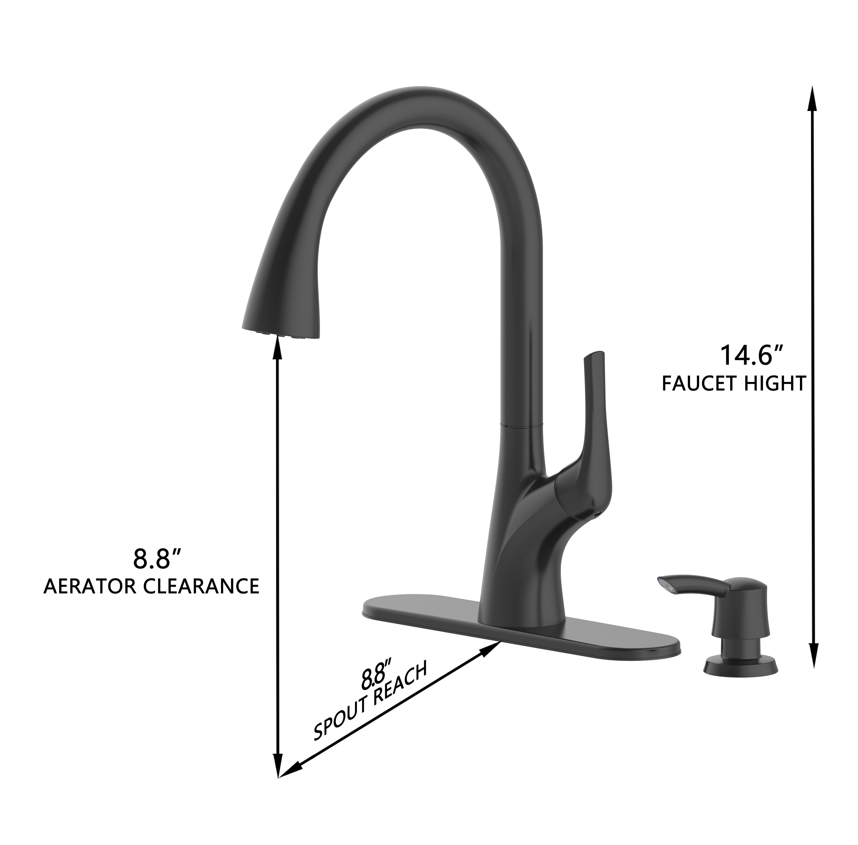 allen + roth 67914W-107001 Kitchen-Faucets - View #3
