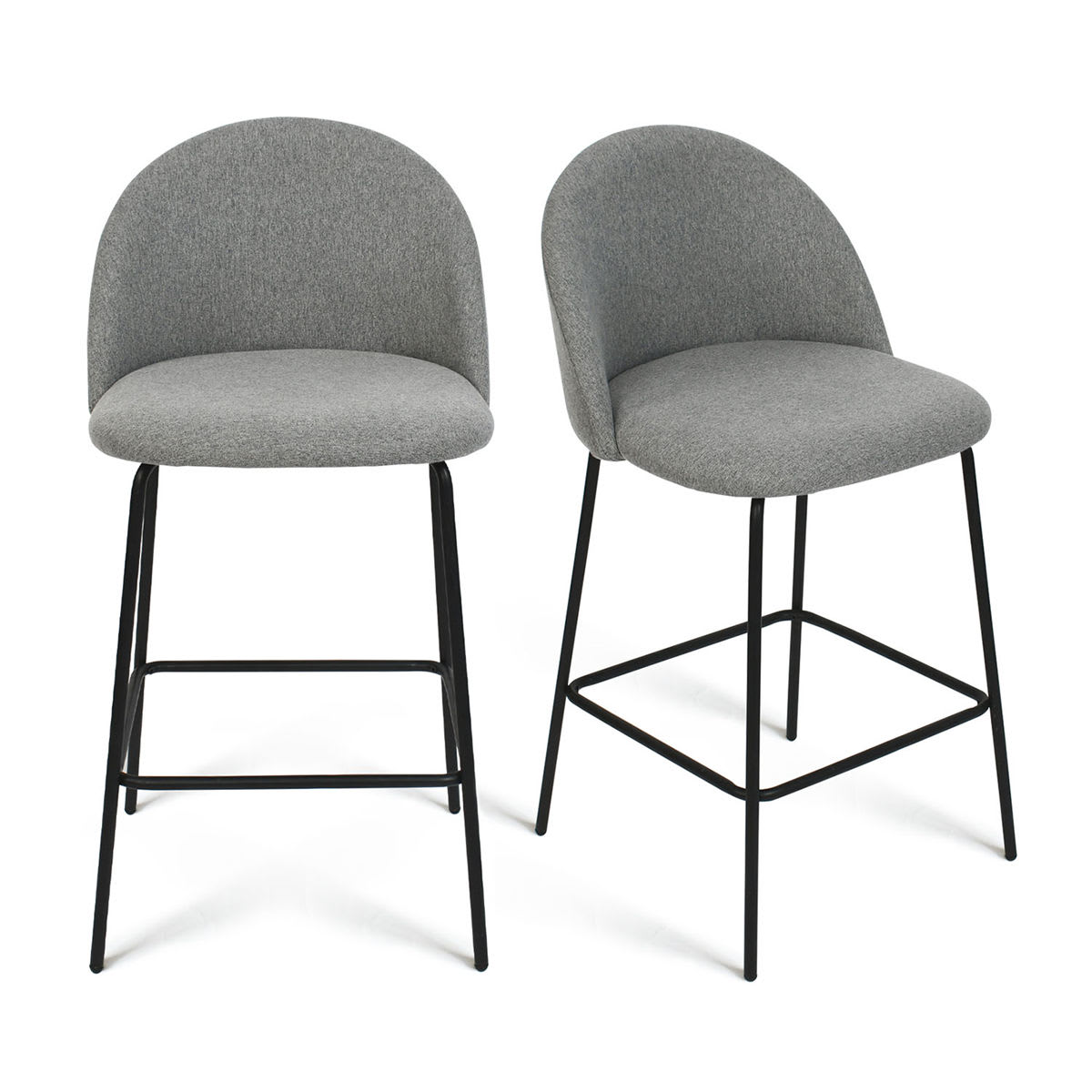 Maison Boucle NANO-BAR-GRAY stools - View #2