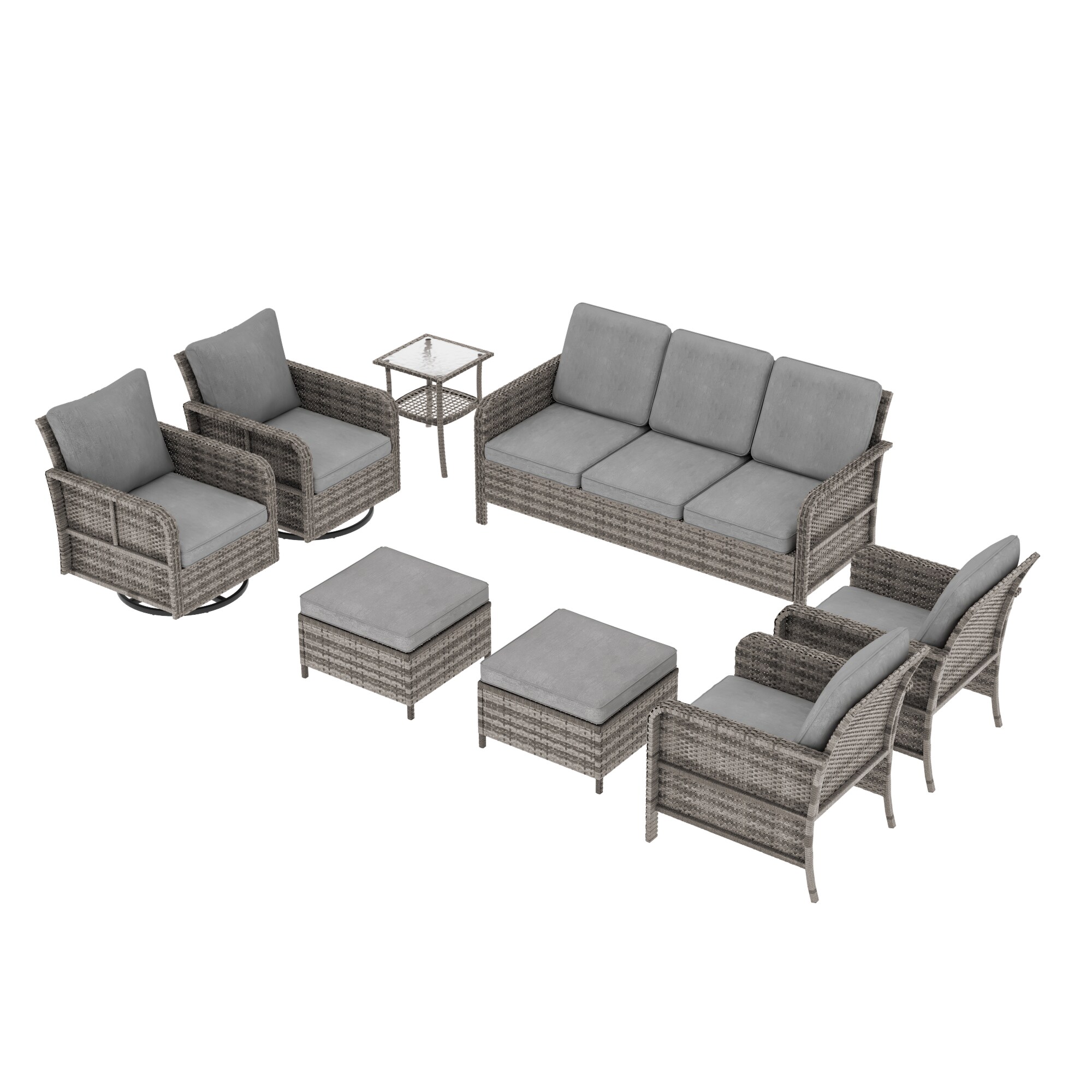 ACEGOSES LW-155HGY-2RT2 Patio-Conversation-Sets - View #2
