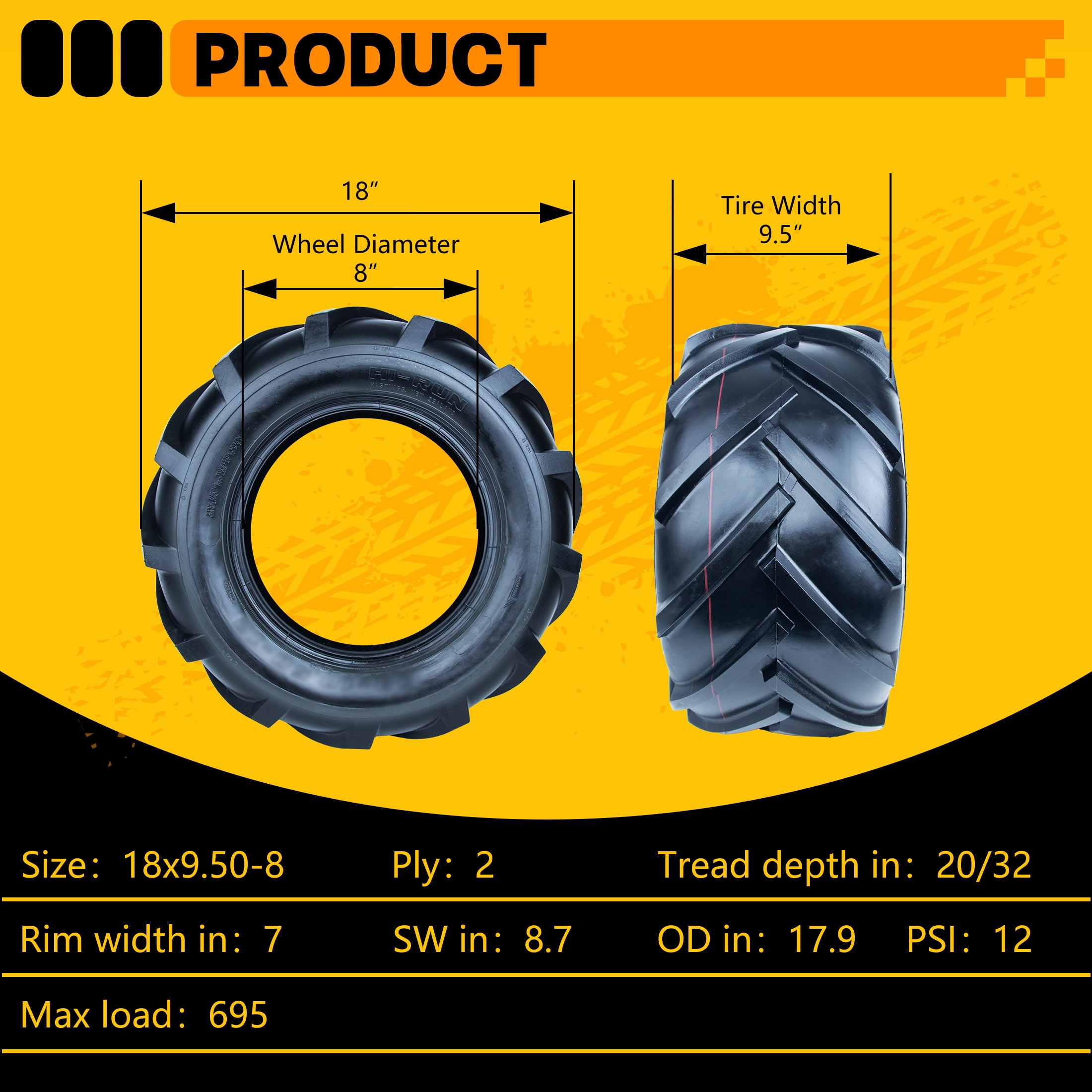 Hi-Run WD1059 Ope-Wheels-And-Tires - View #2