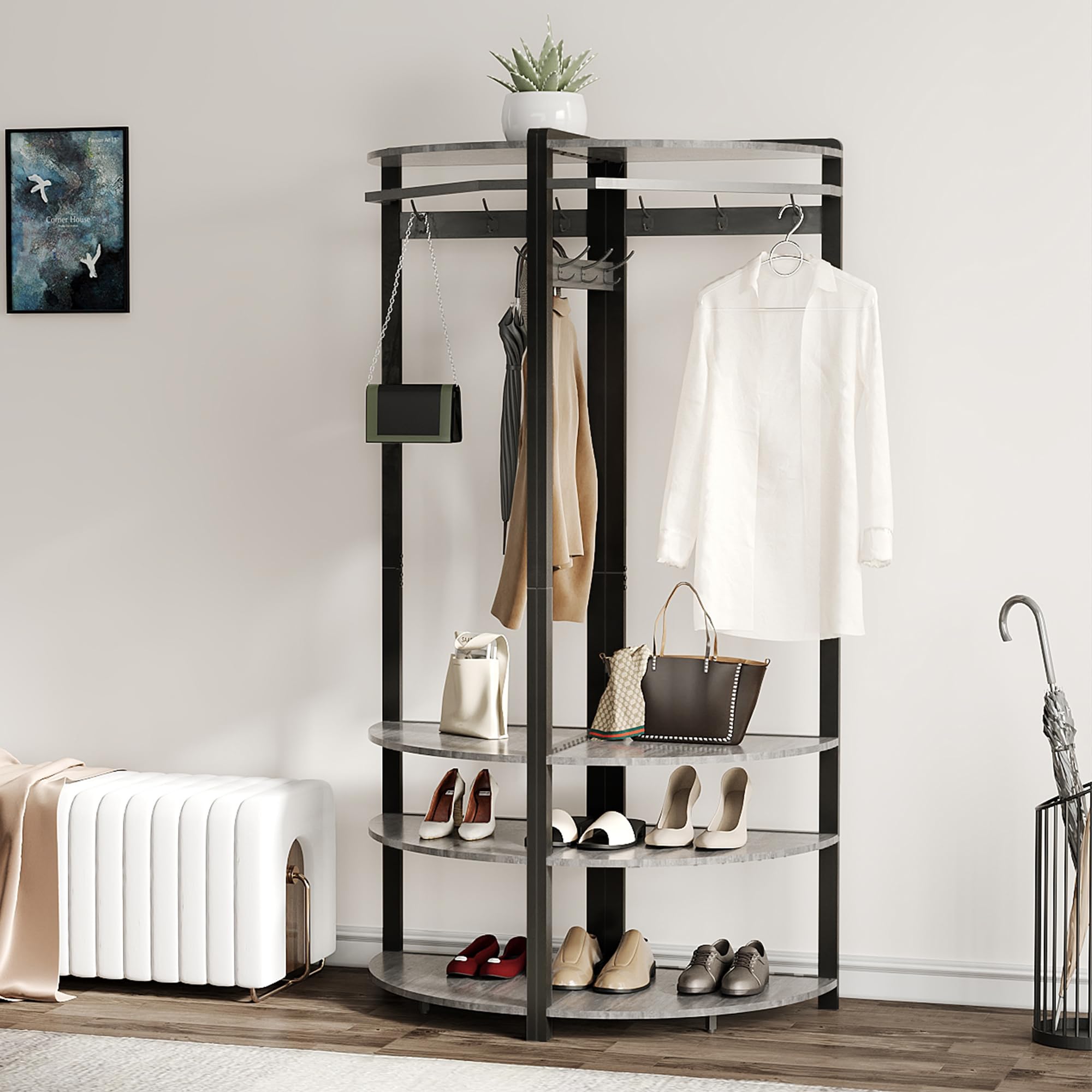 Garvee LOX1ISCXFAQ26G46 Coatrack-Stands-Pedestals - View #4