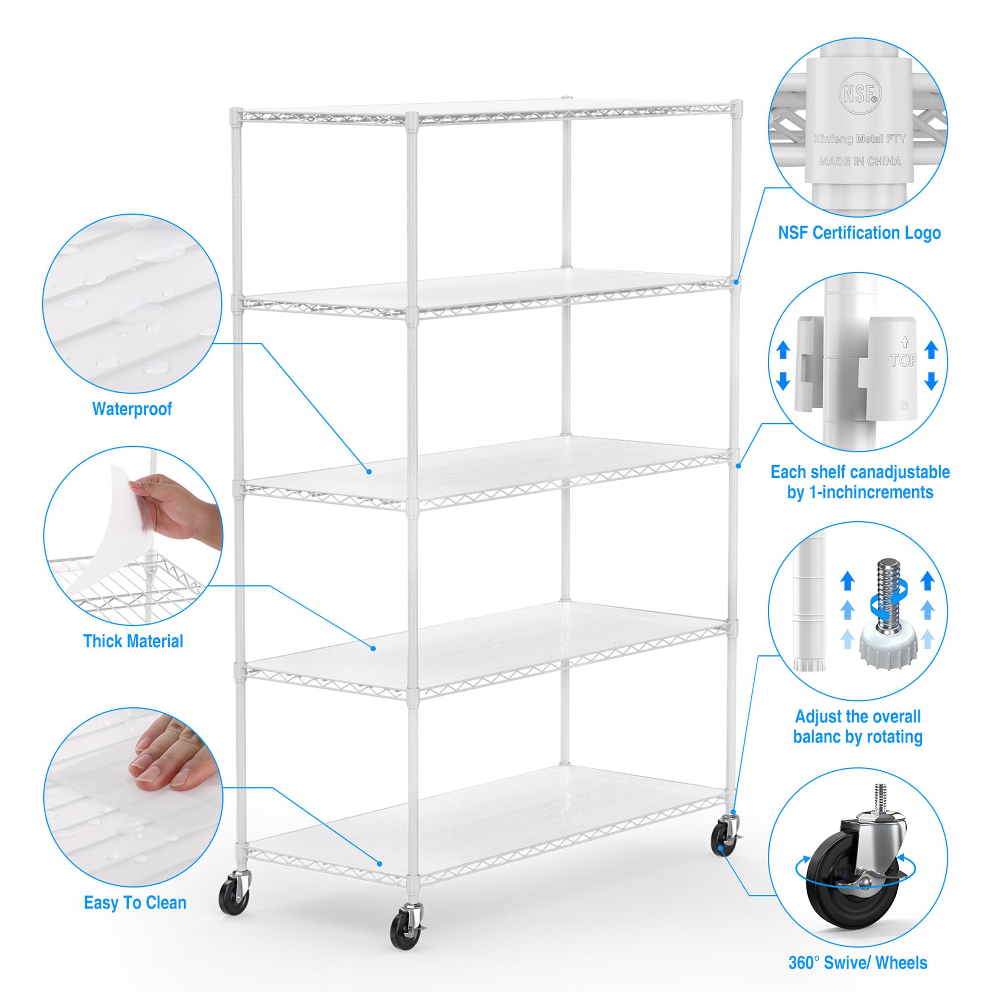 Gaierptone CRXCN8H8JZO Free-Standing-Shelving - View #7
