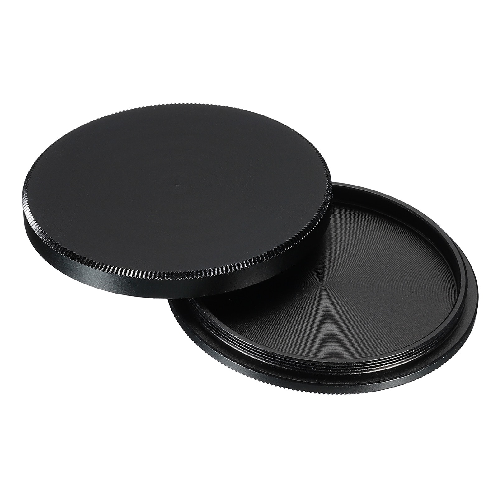 PATIKIL 40.5mm Lens Cap Camera Lens Cap Cover Universal Front Metal Lens Filter Stacks Cap Protective Case for 40.5mm Camera Circular Polarizing Fader ND Filter Black