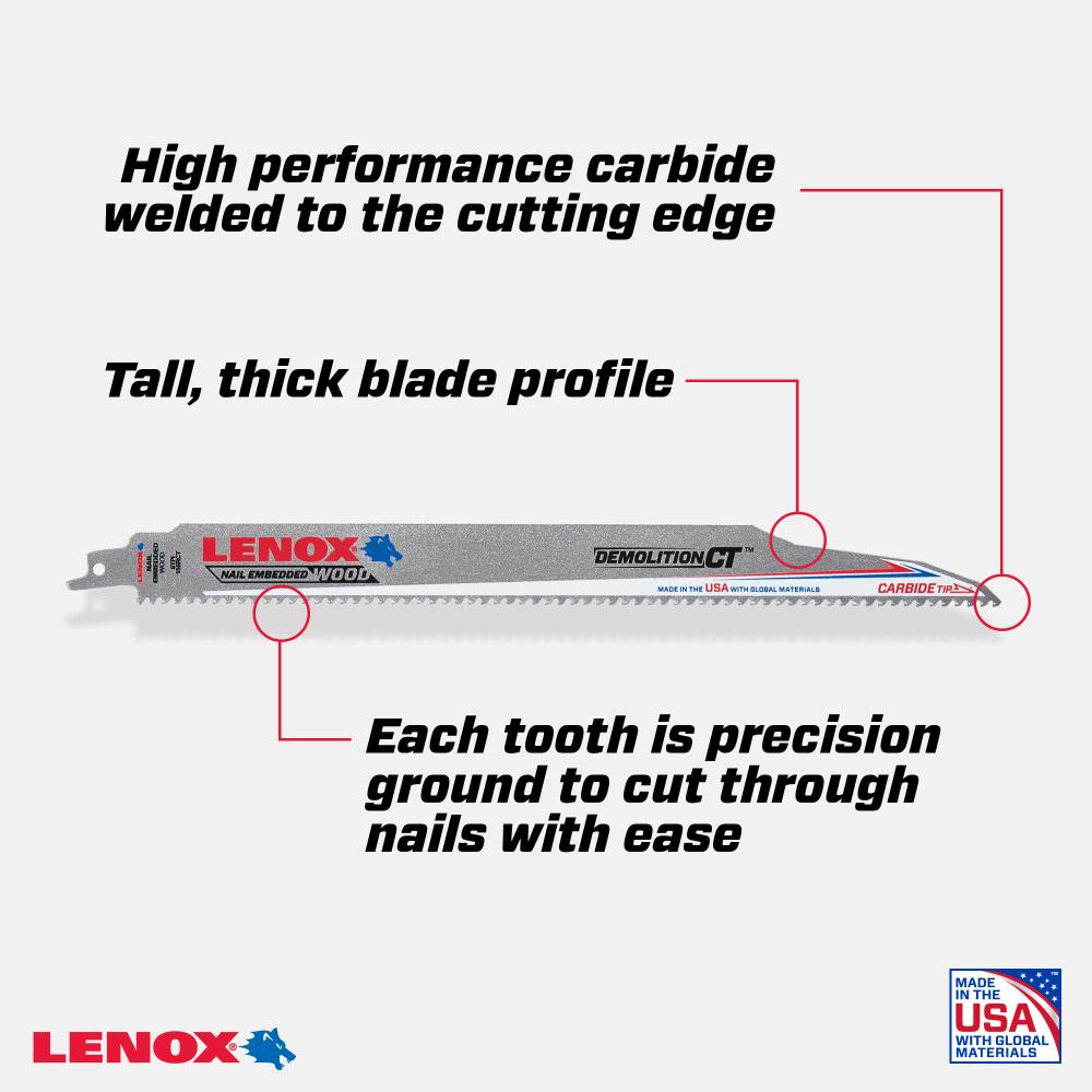 LENOX 2058827 Reciprocating-Saw-Blades - View #2