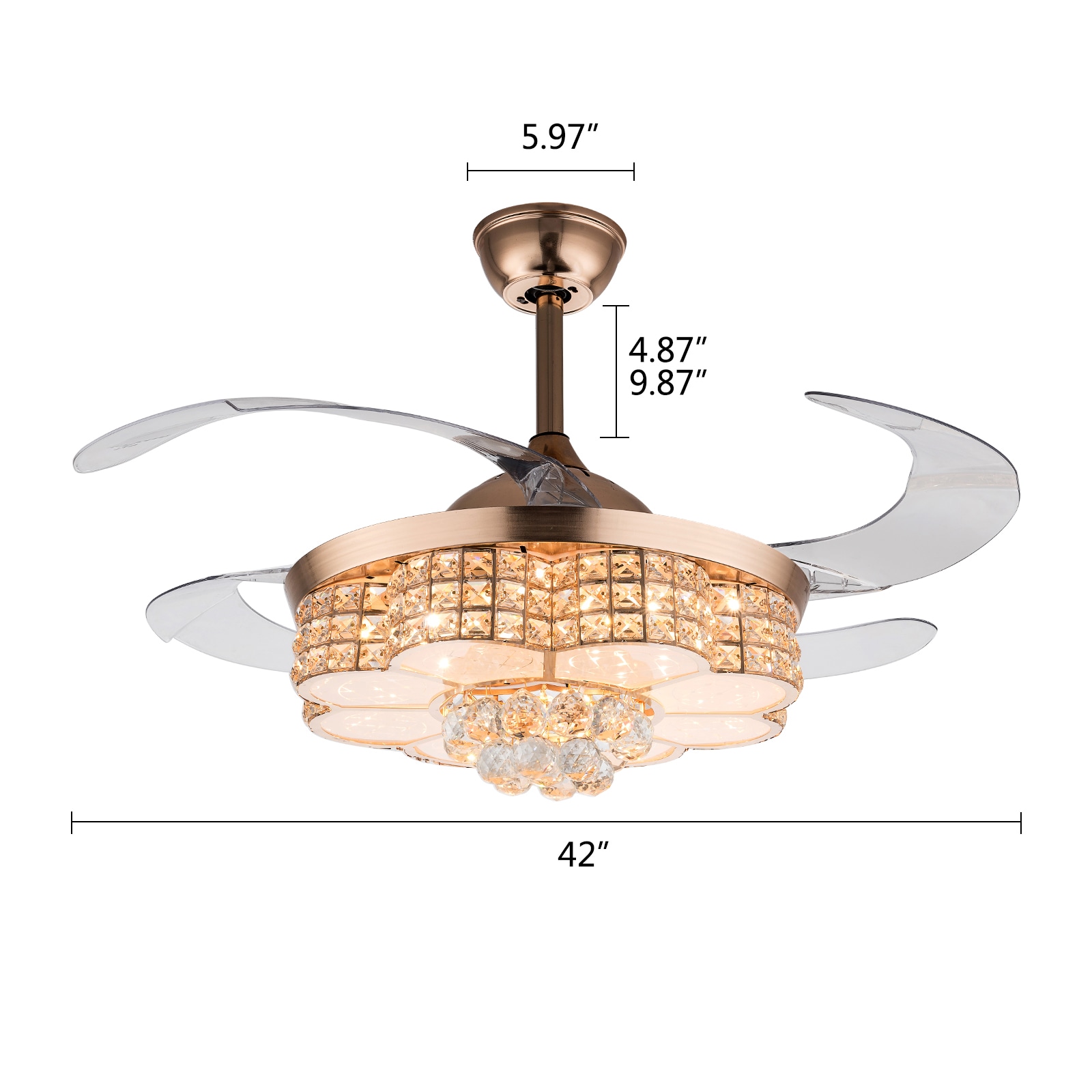 Oukaning HG-HCX-2563-US Ceiling-Fans - View #4