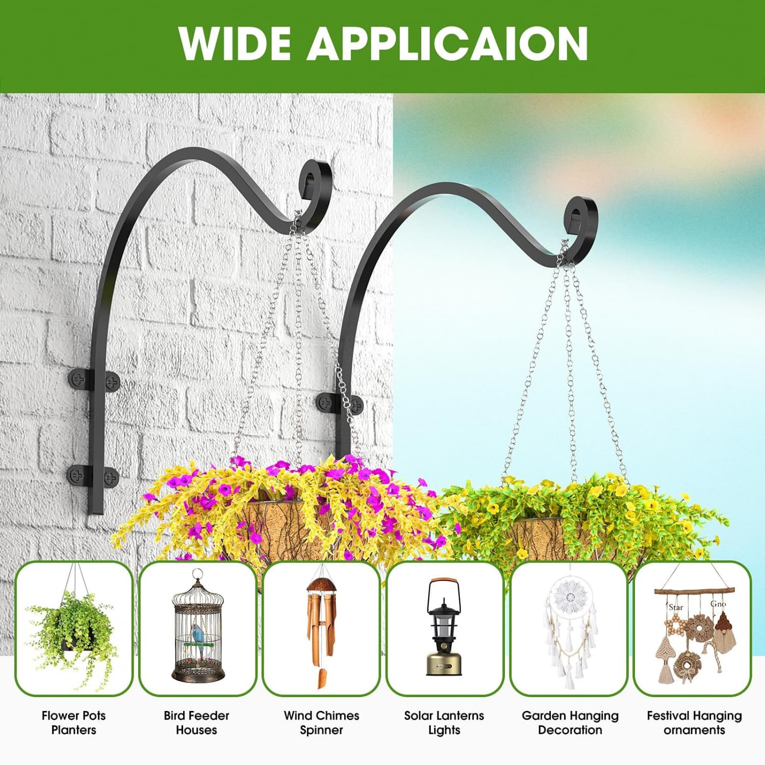 Angel Sar L2FH508AGDHK6 Plant-Hooks - View #3