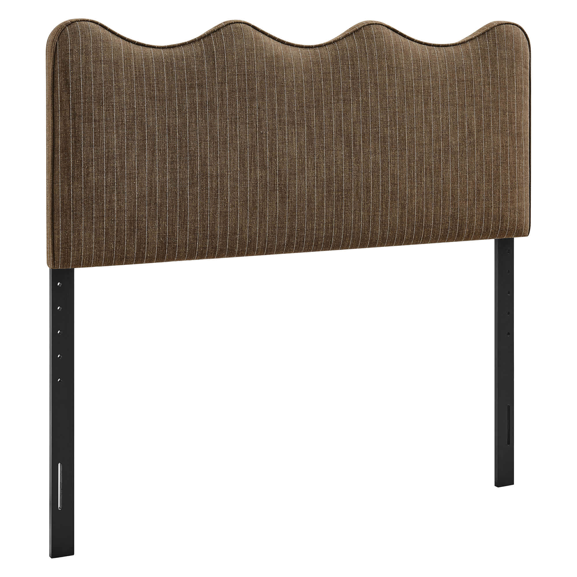 Modway Athena Striped Fabric Upholstered Headboard in Multiple Sizes