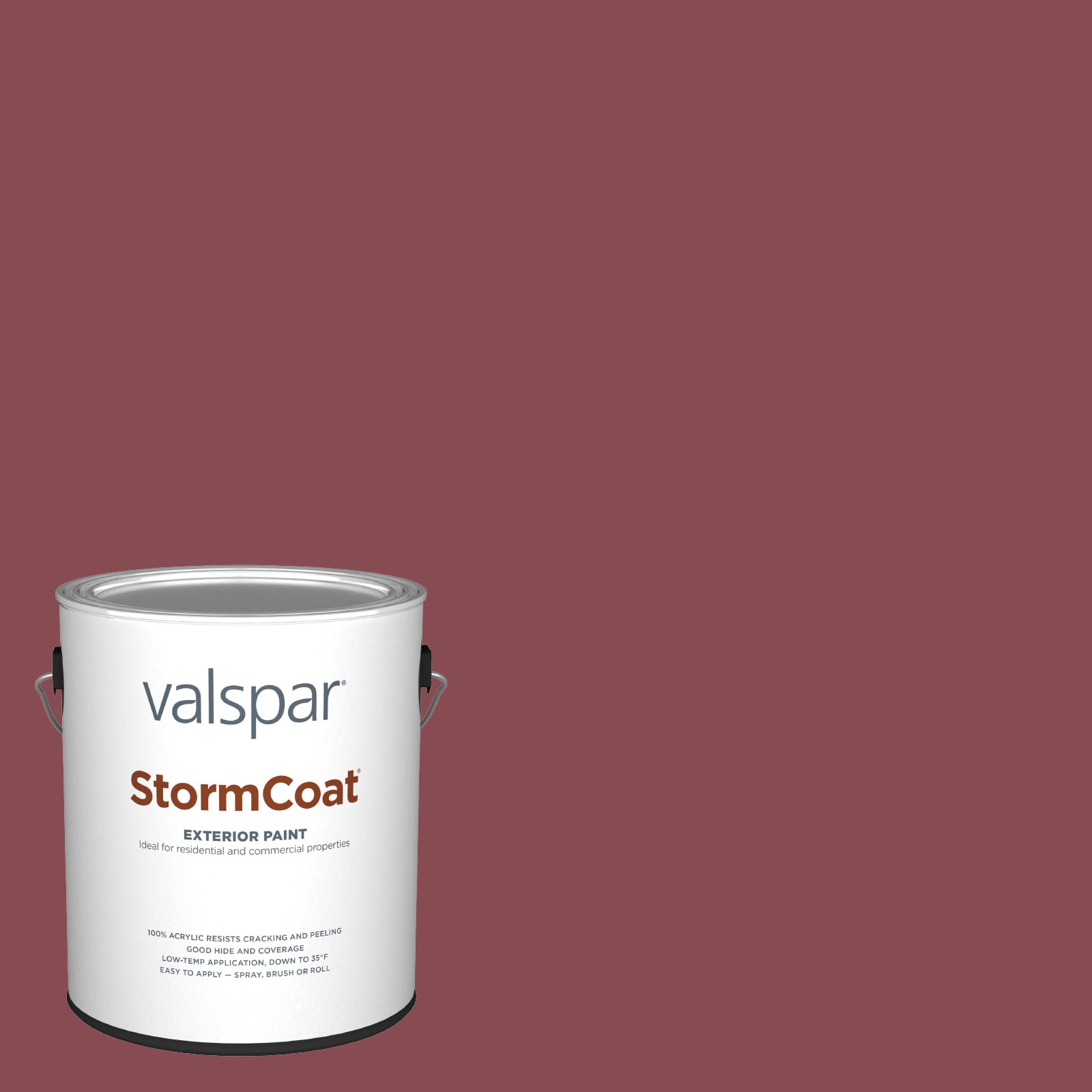 Valspar HGSW2032-145636 Storm Coat Flat Passionate HGSW2032 Latex Exterior ( 1-gallon )