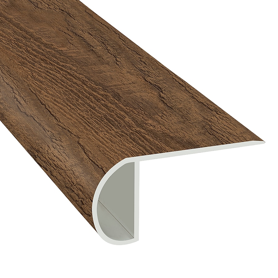 Nouveax 2.23-in x 94-in Rustic Gorge Vinyl Floor Overlap Stair Nose Nouveax 2.23-in x 94-in Rustic Gorge Vinyl Floor Overlap Stair Nose