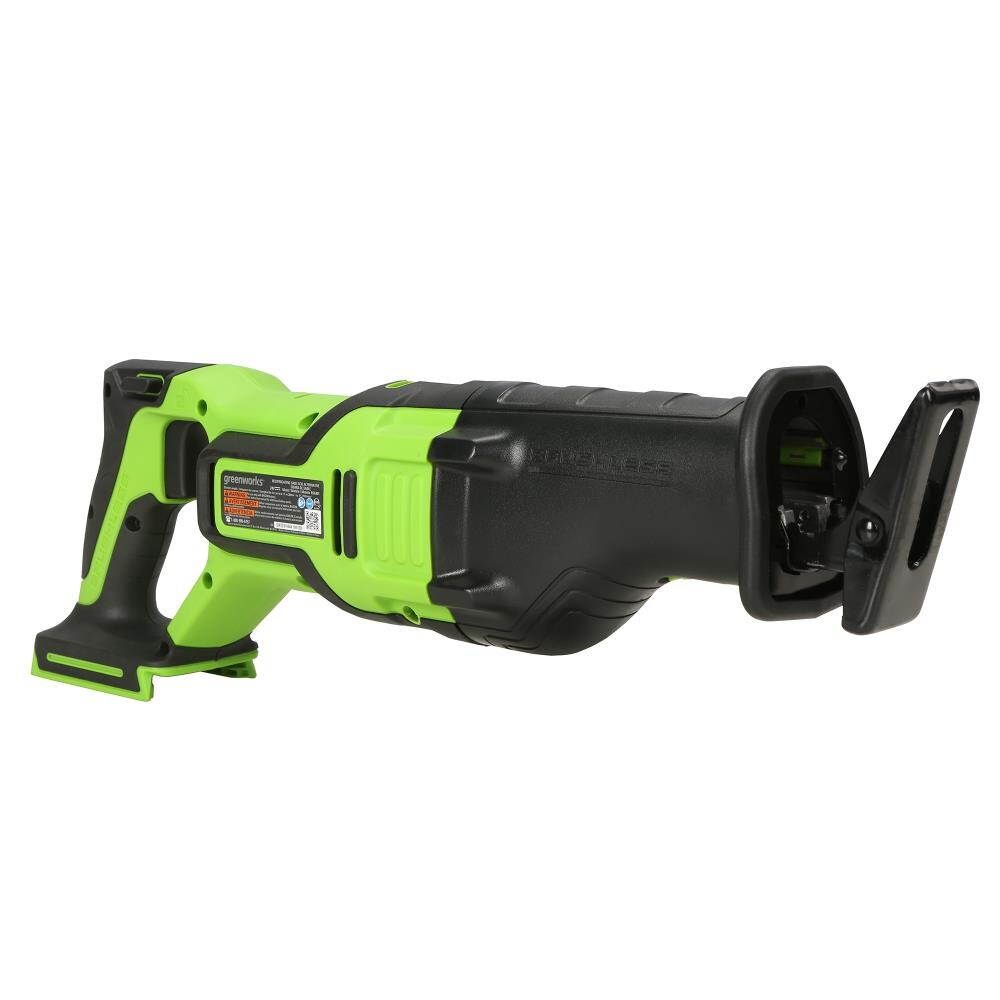Green 24 V Greenworks Tools 1200007 Cordless Reciprocating Saw