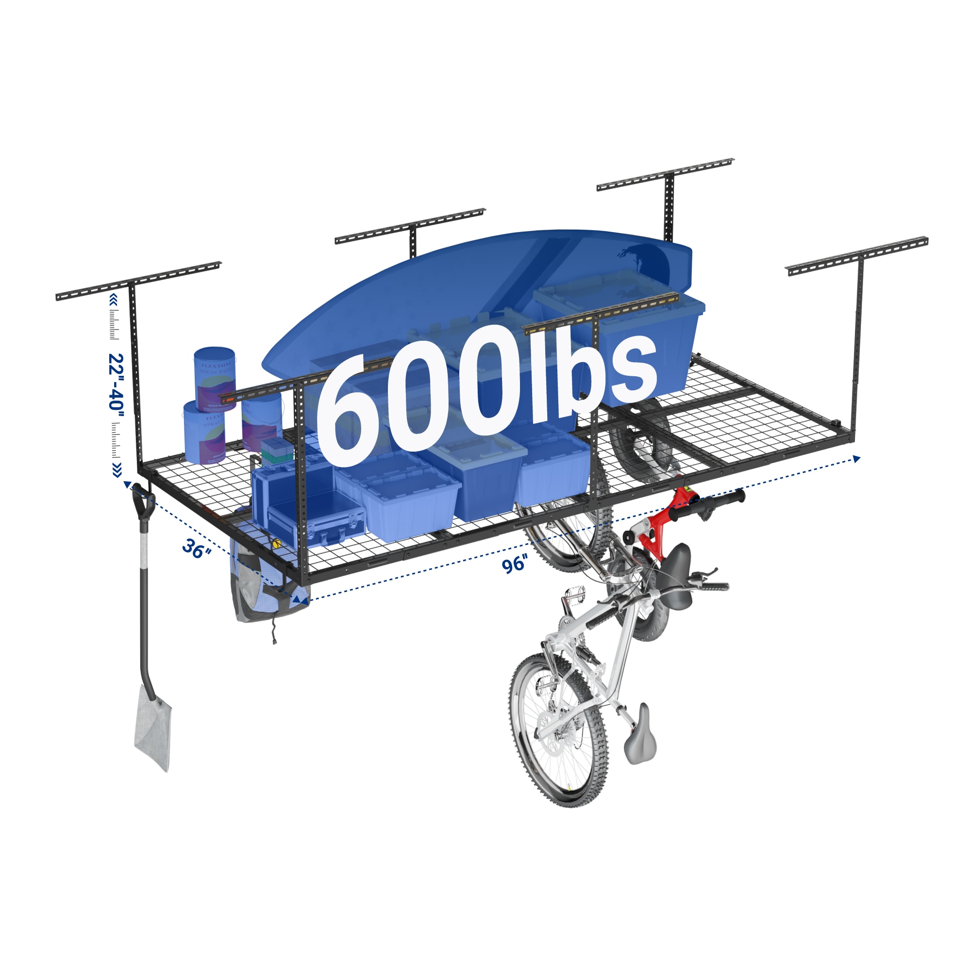 Fleximounts OHK38B-E Overhead-Garage-Storage - View #3