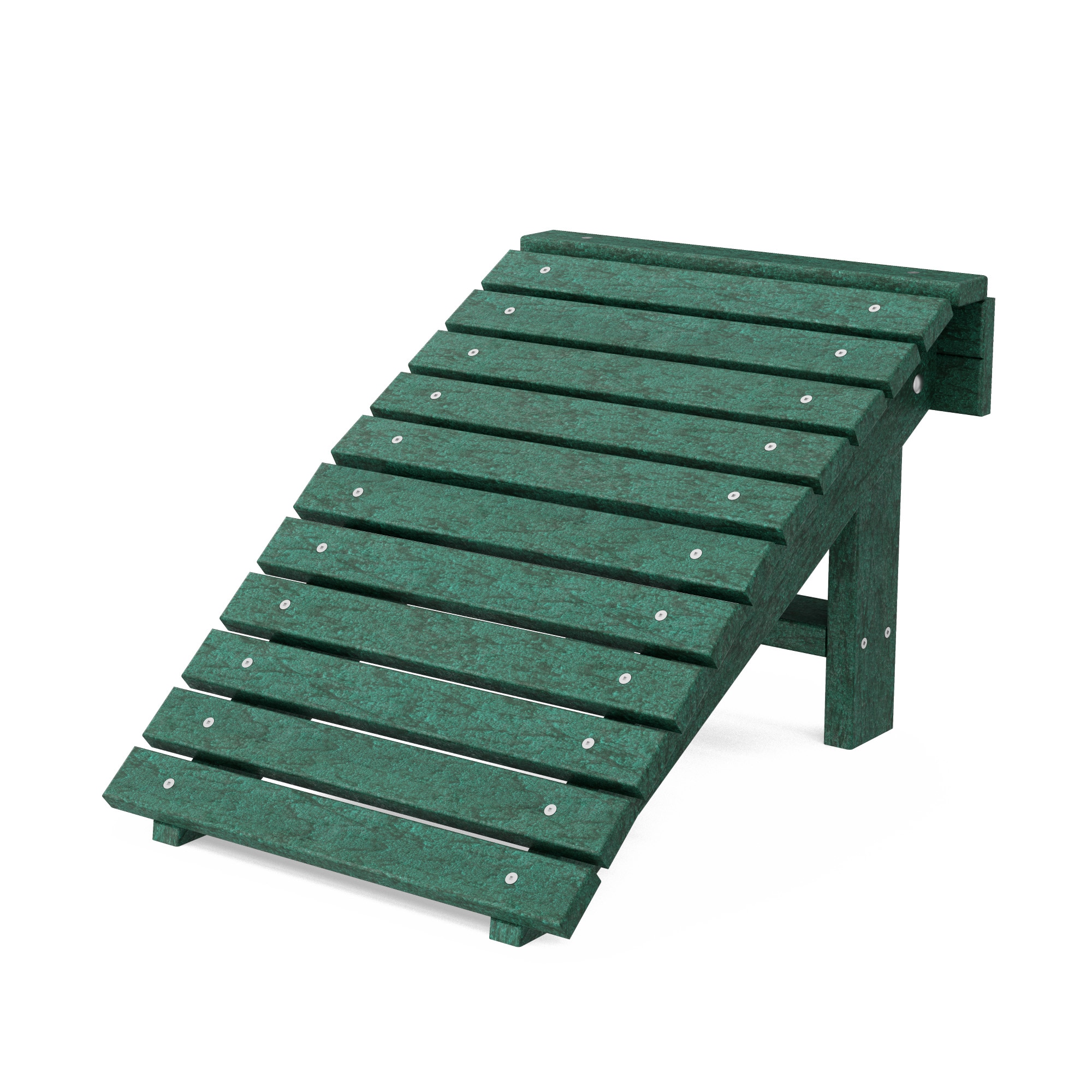 Wildridge LCC-116-TG Heritage Folding Turf Green HDPE Foot stool