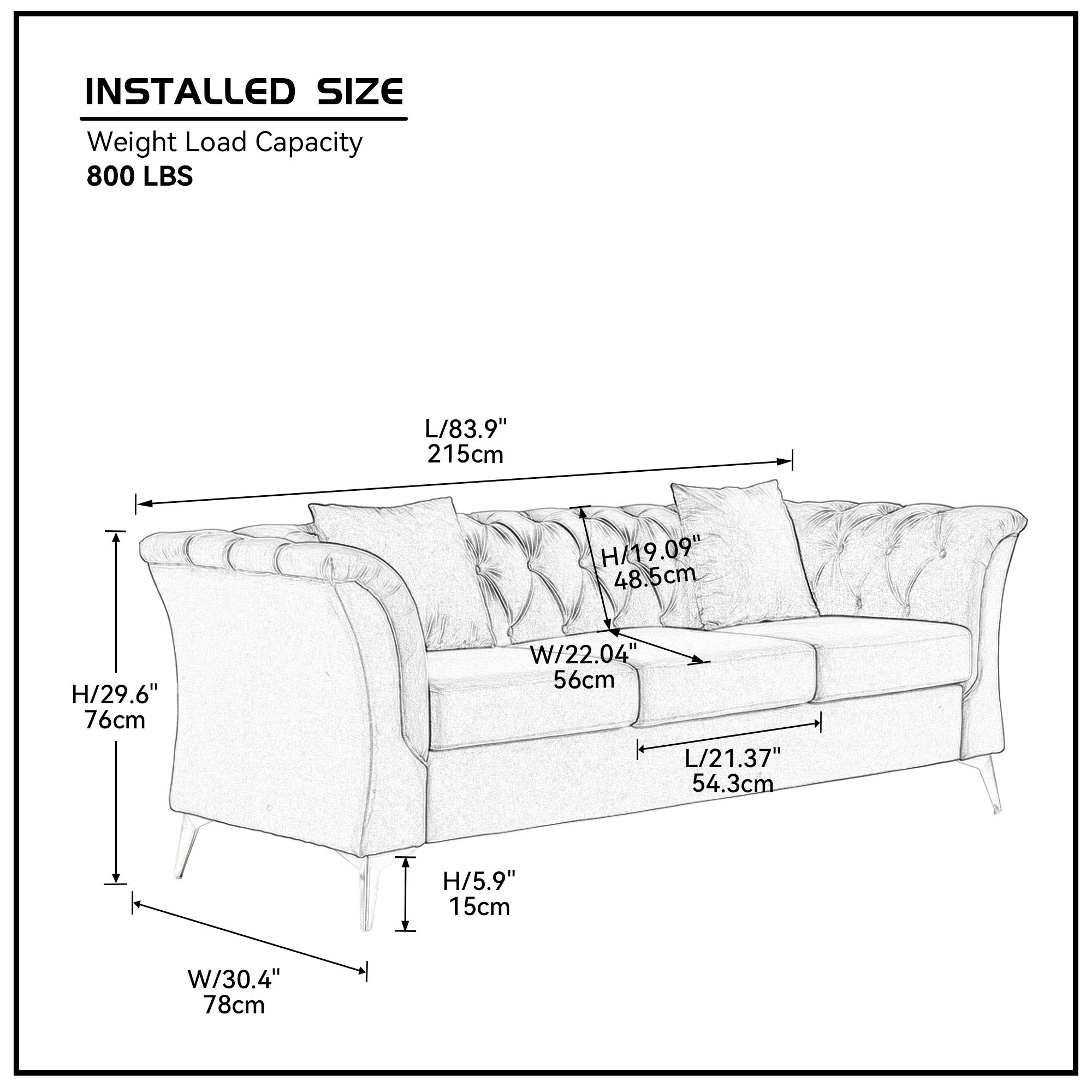 CASAINC WF-W57625109 Sofas-Loveseats - View #5