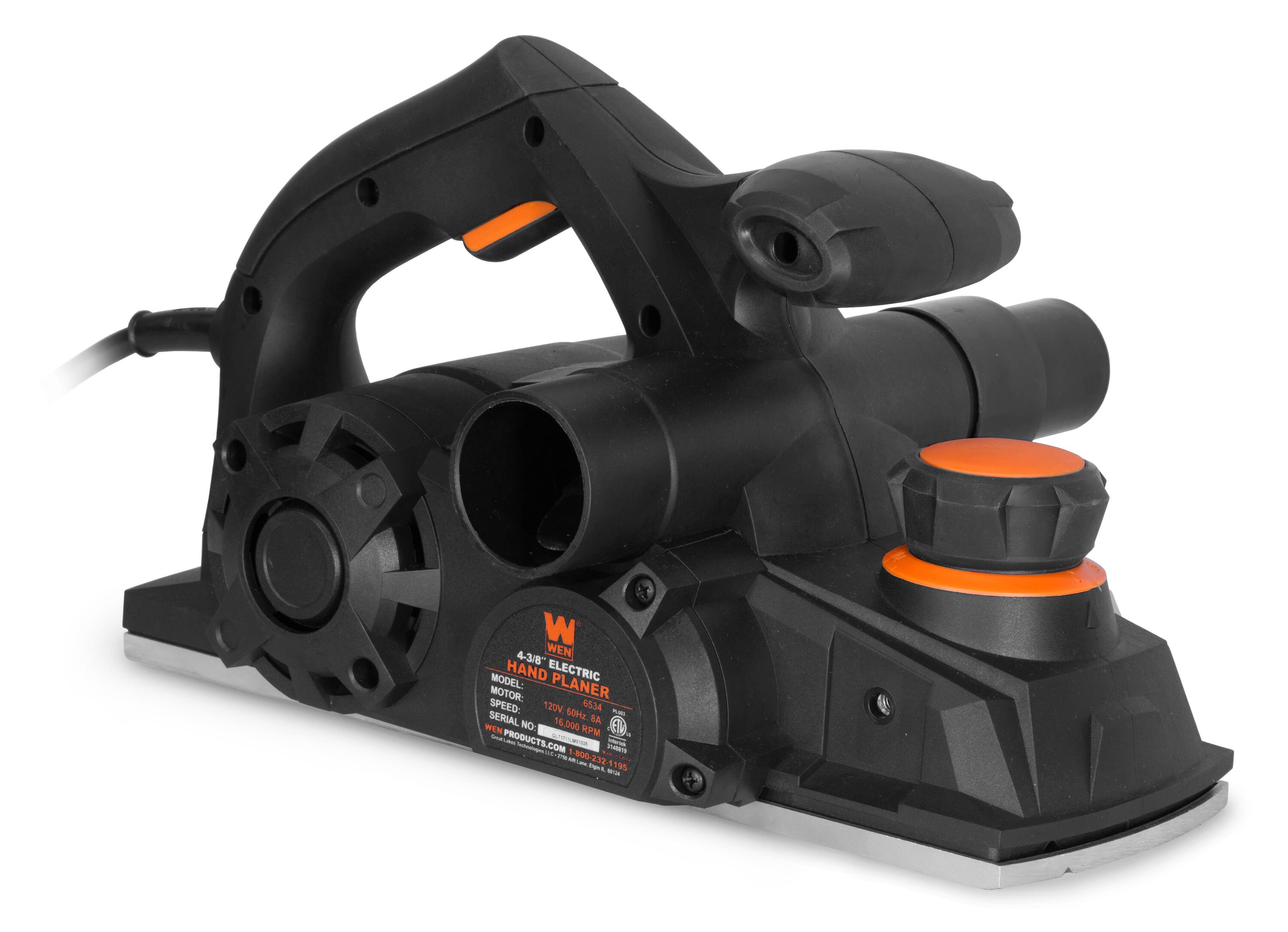 WEN 20V Max Brushless Cordless 3-1/4-Inch Hand Planer (Tool Only – Battery  Not Included) 