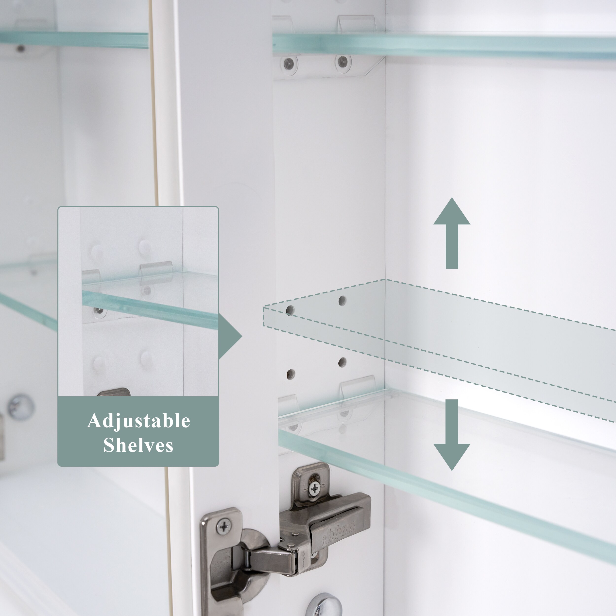Forclover MF03GI-ME18 Bathroom-Medicine-Cabinets - View #3