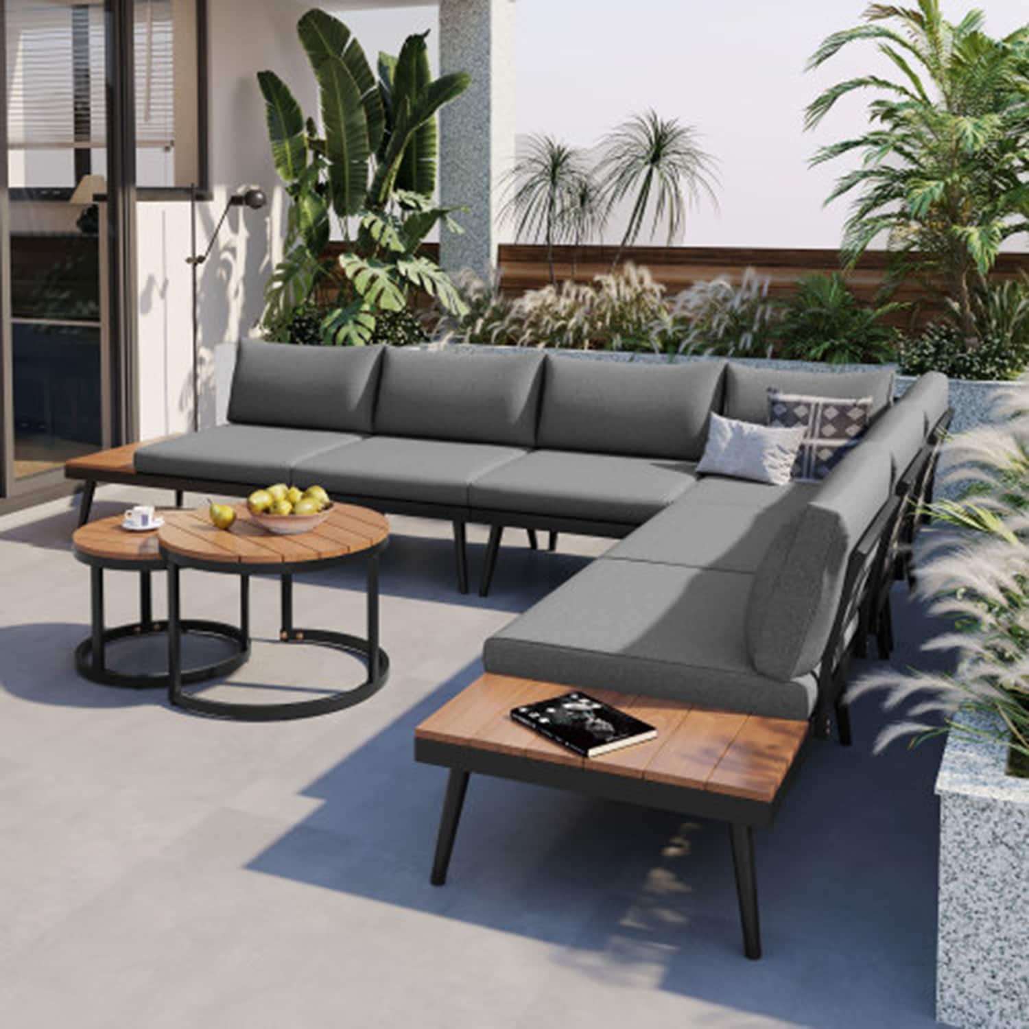 SINOFURN SYA330109GY Patio-Sofas-Daybeds - View #20