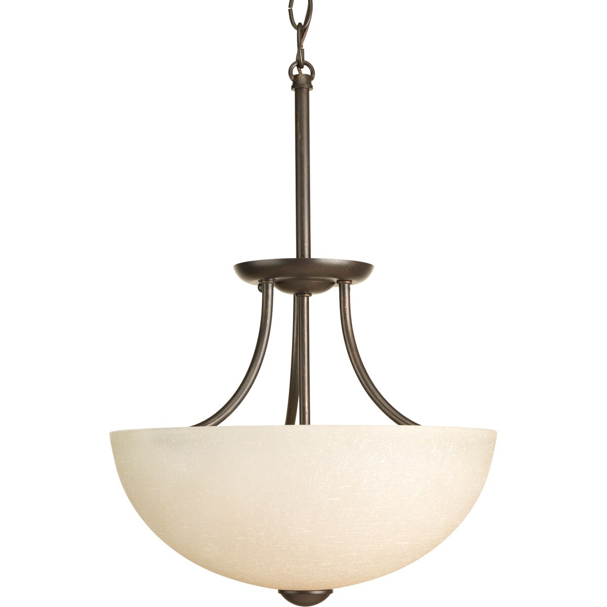 Progress Lighting P3431-20WB Random 2-Light 12.81-in Antique Bronze Semi-flush Mount Light ENERGY STAR