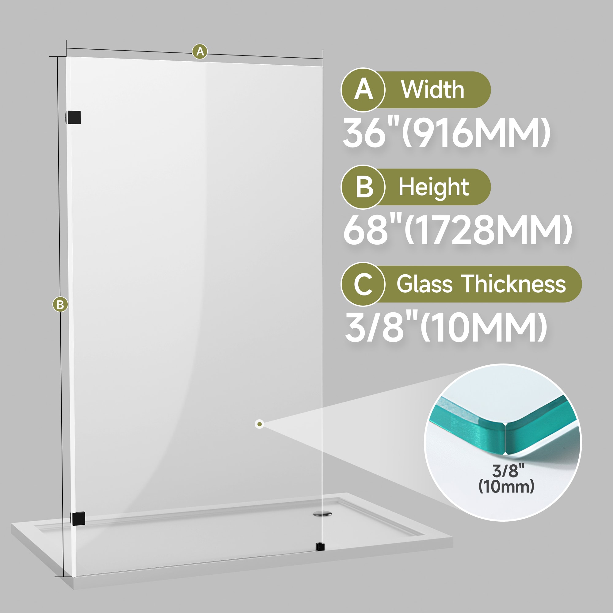 AAZJ JJC-W3776P351364 Shower-Doors - View #3