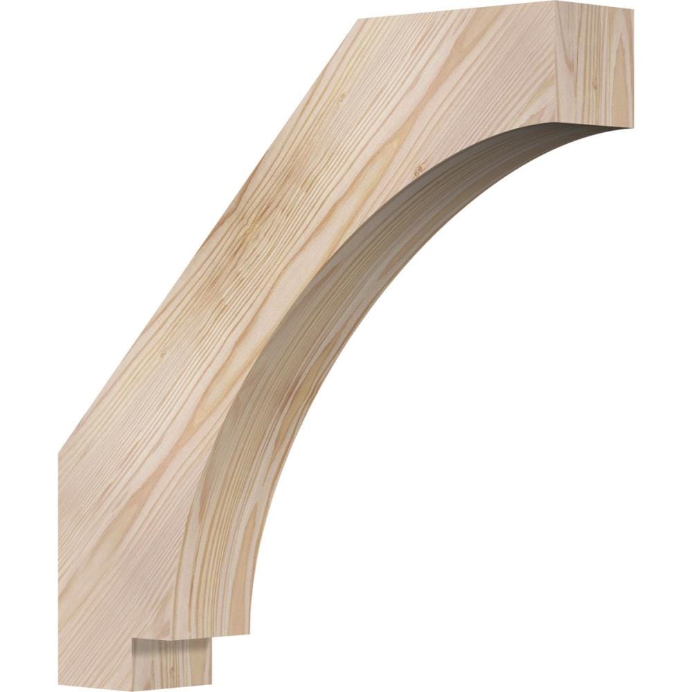 Ekena Millwork BRC04X20X20IMP00SDF 3-1/2-in x 20-in x 20-in Douglas Fir Wood Imperial Smooth Knee Brace