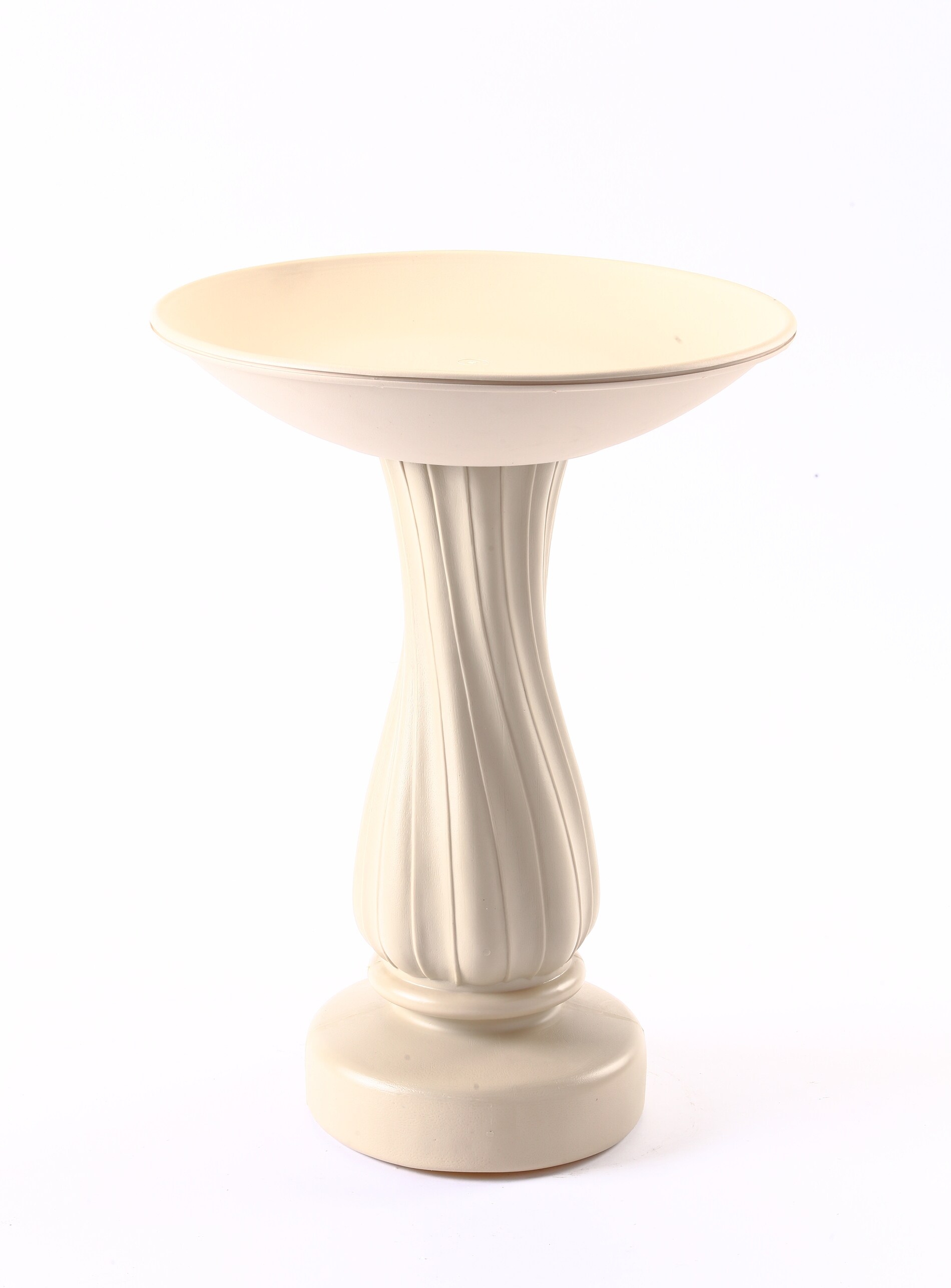 BIRDS CHOICE AA670 23-in H White Plastic Complete Birdbath