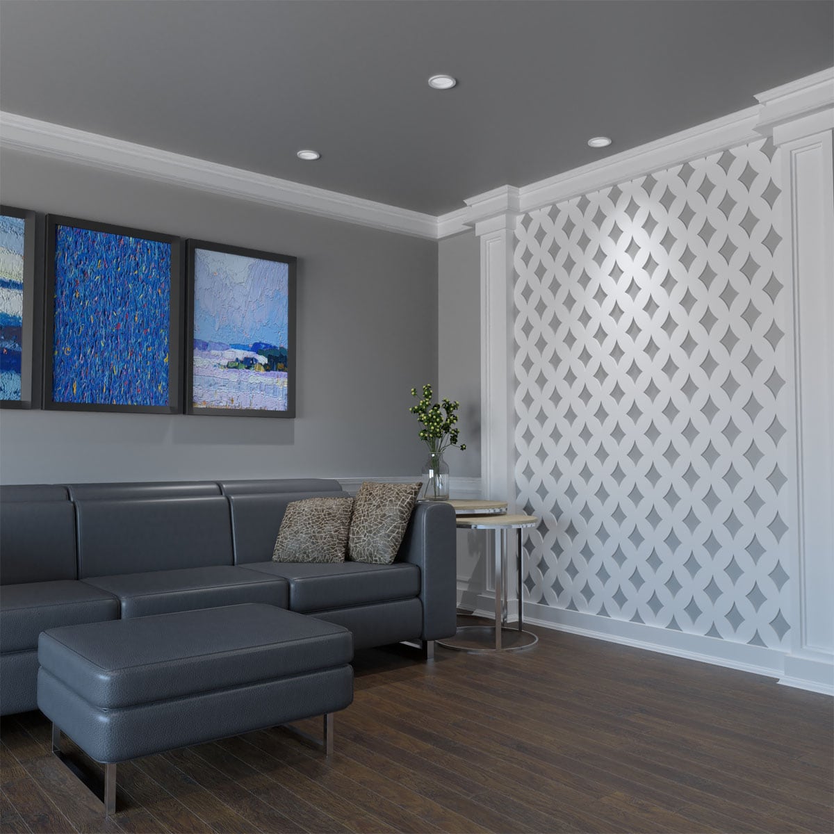 Ekena Millwork WALP08X08GSH Wall-Panels - View #3