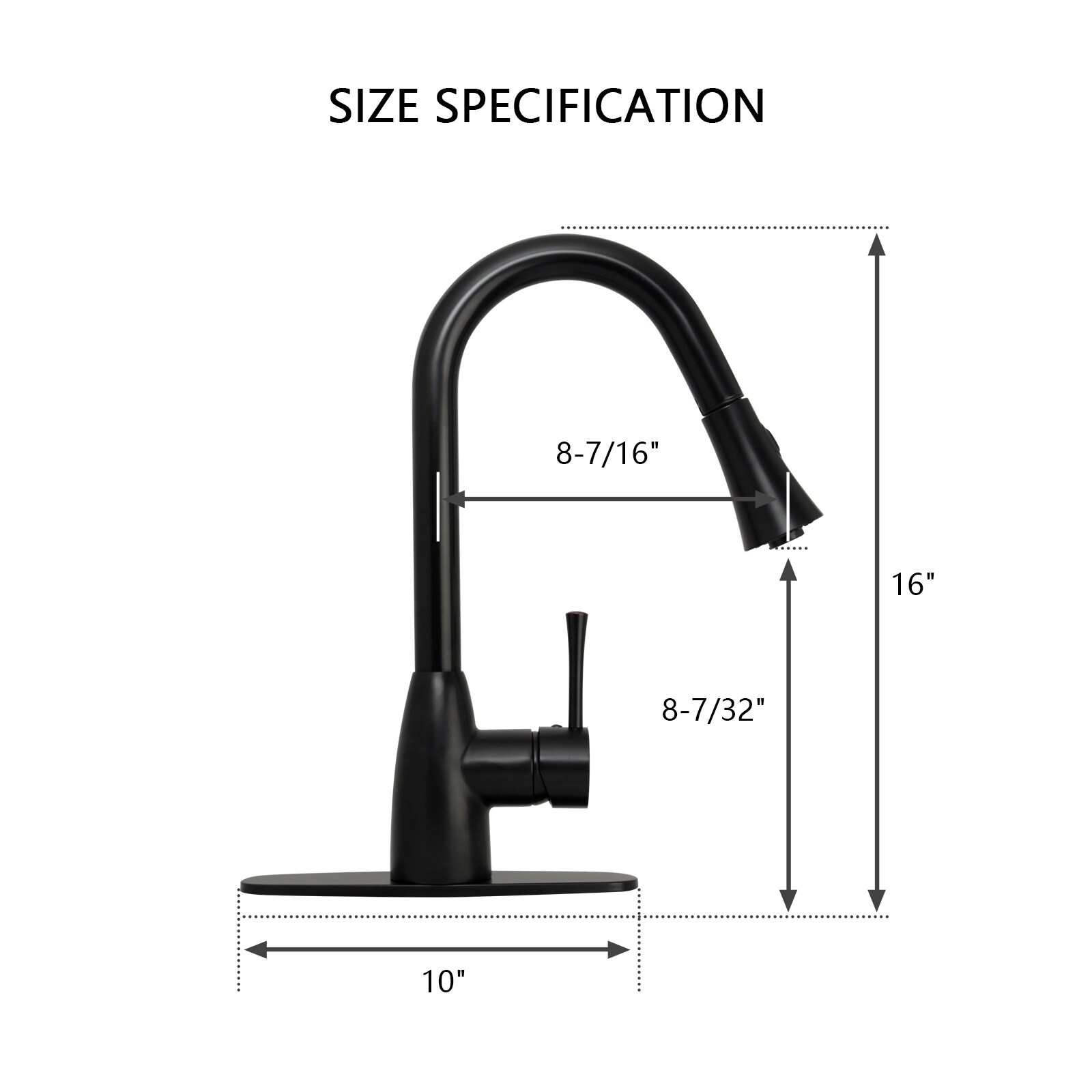Akicon AK96455-MB Kitchen-Faucets - View #7