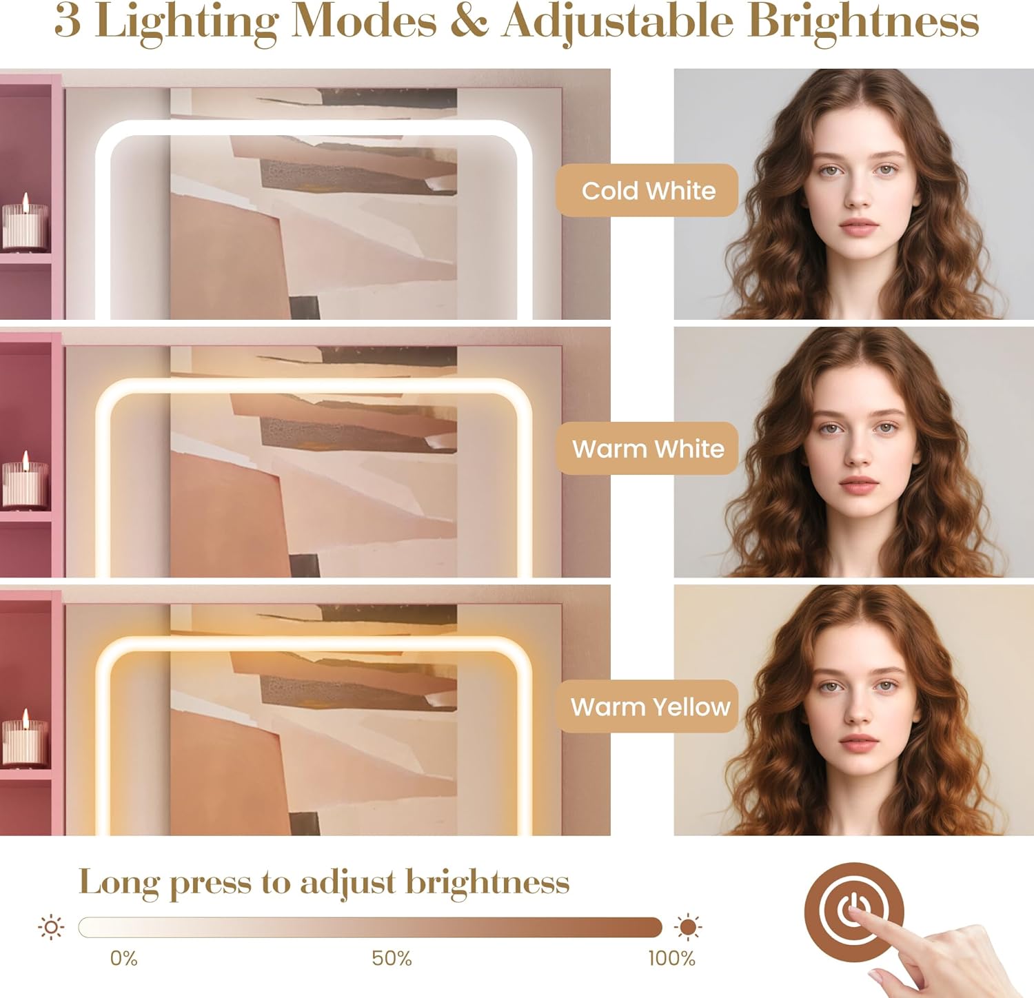 Qeetex LHF-SZT-PHK-33JDLJ6W Bedroom-Vanities - View #6