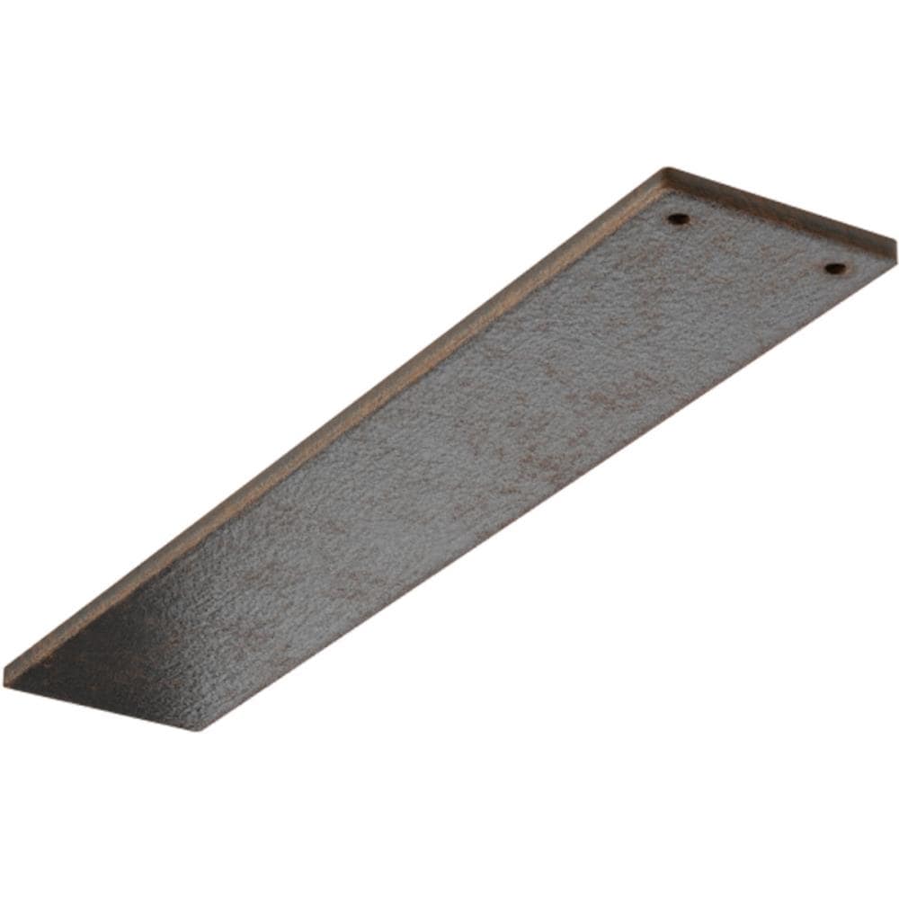 Ekena Millwork BKTM03X16LOABZ Logan Hidden 16-in x 3-in x 0.25-in Antique bronze Steel Mounting bracket