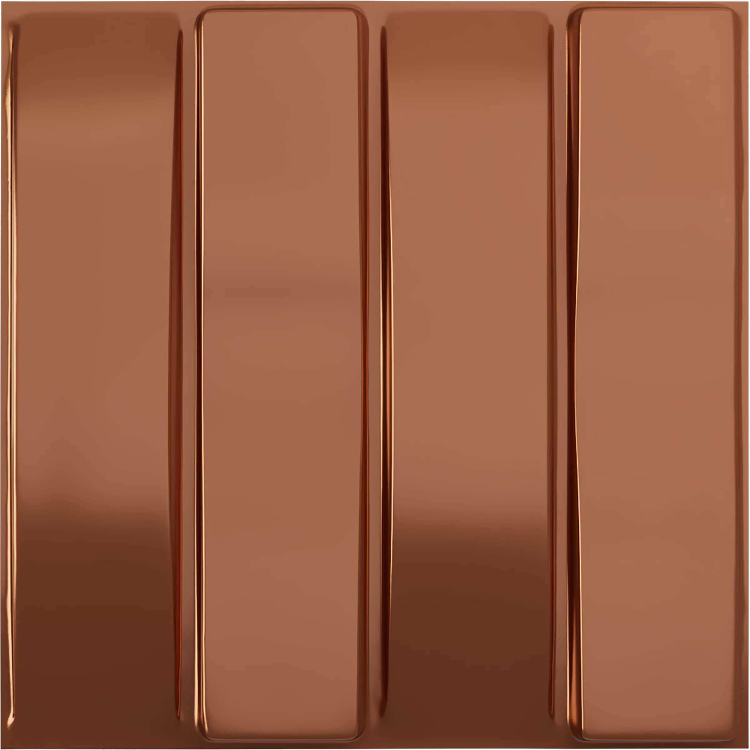 Ekena Millwork WP20X20CABCO 19-5/8-in x 19-5/8-in Embossed Paintable/Stainable Copper PVC Abstract Wall Panel ( 2.67-sq ft )