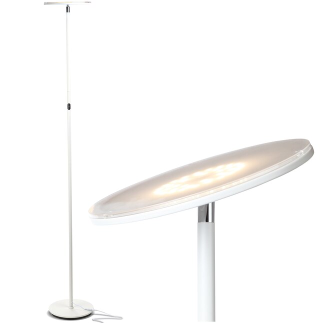 White Torchiere Floor Lamp, Torch Floor Lamps For Living Room