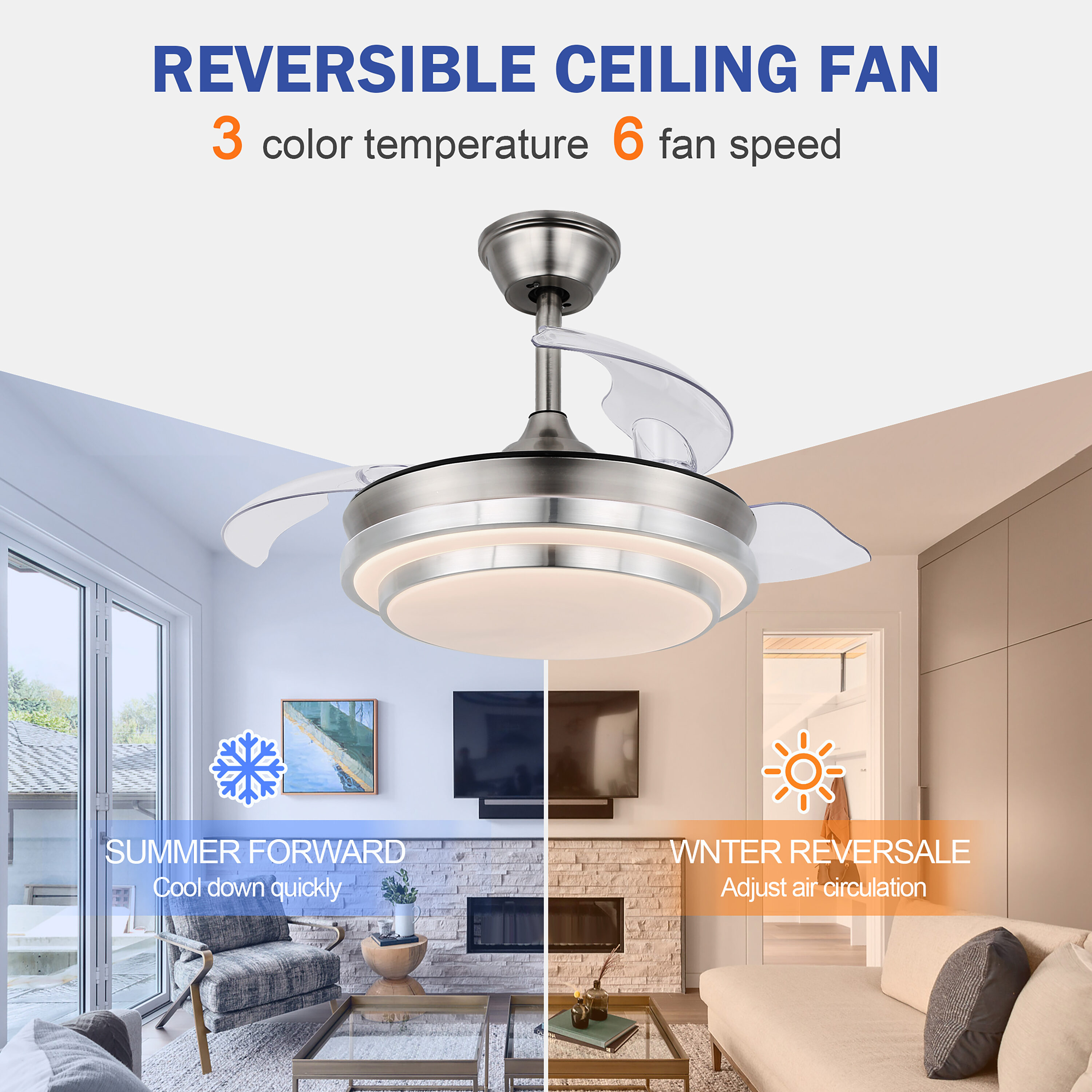 Bella Depot DC3604 Ceiling-Fans - View #5