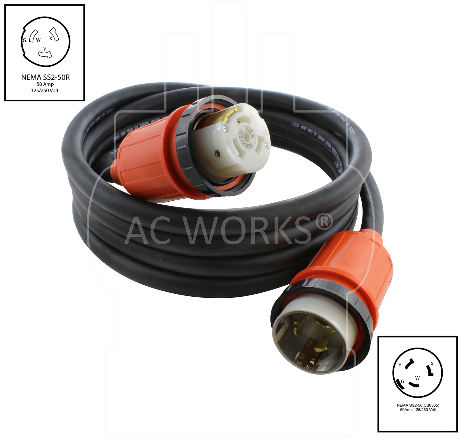 50 Amp 100-ft Extension Cords at