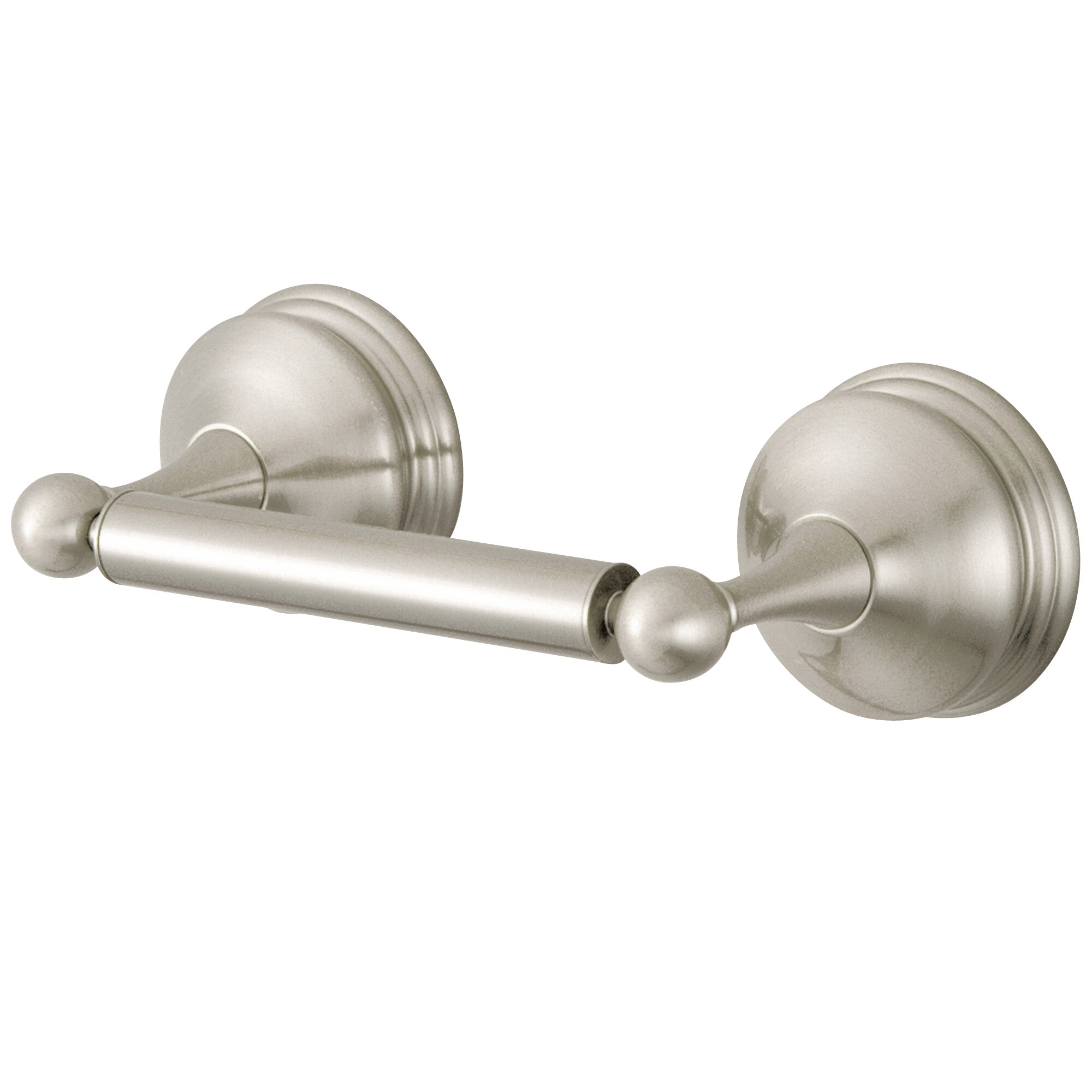 Elements of Design EBA1168SN Vintage Satin nickel Wall mount Single post Toilet Paper Holder 1 -Rolls with Storage