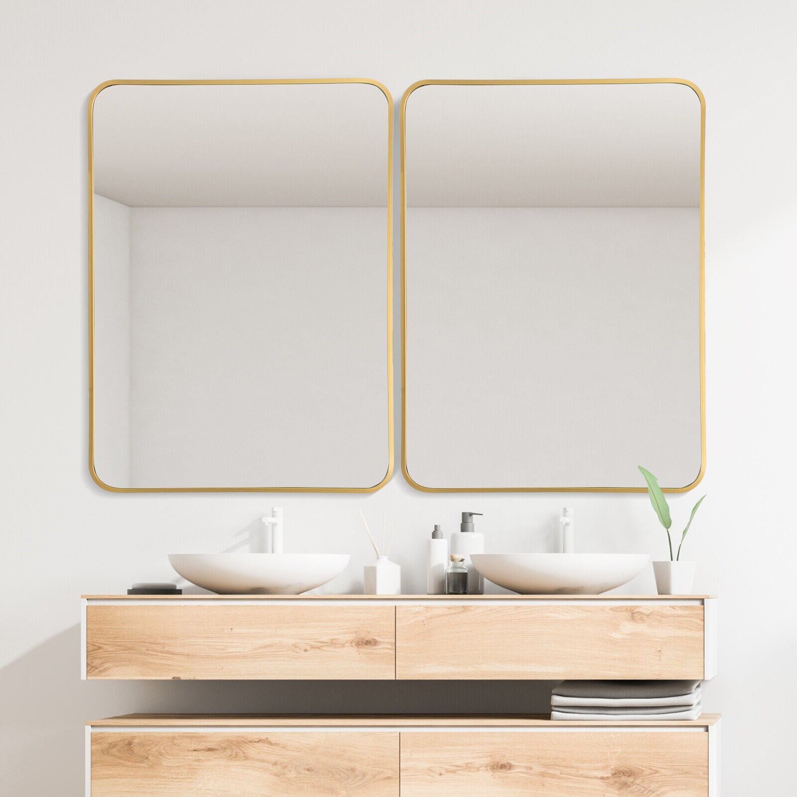 Forclover HYFC-BA611GD Framed-Bath-Mirrors - View #5