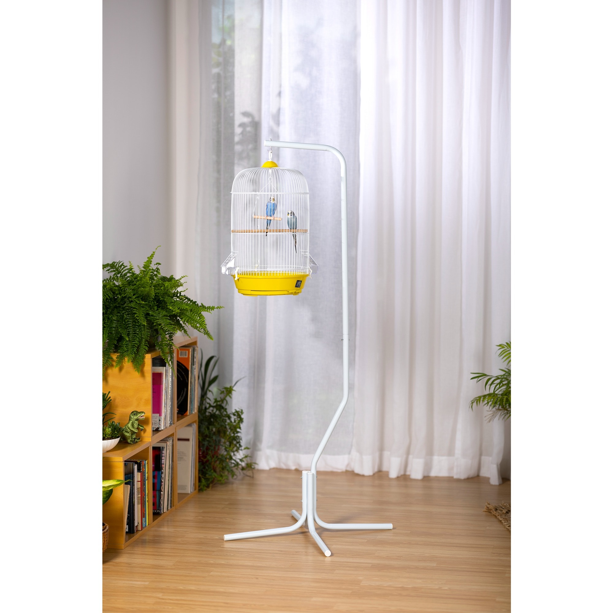 Prevue 1 Count White Powder Coated Mesh Yellow Base Protective Photo Inspiration